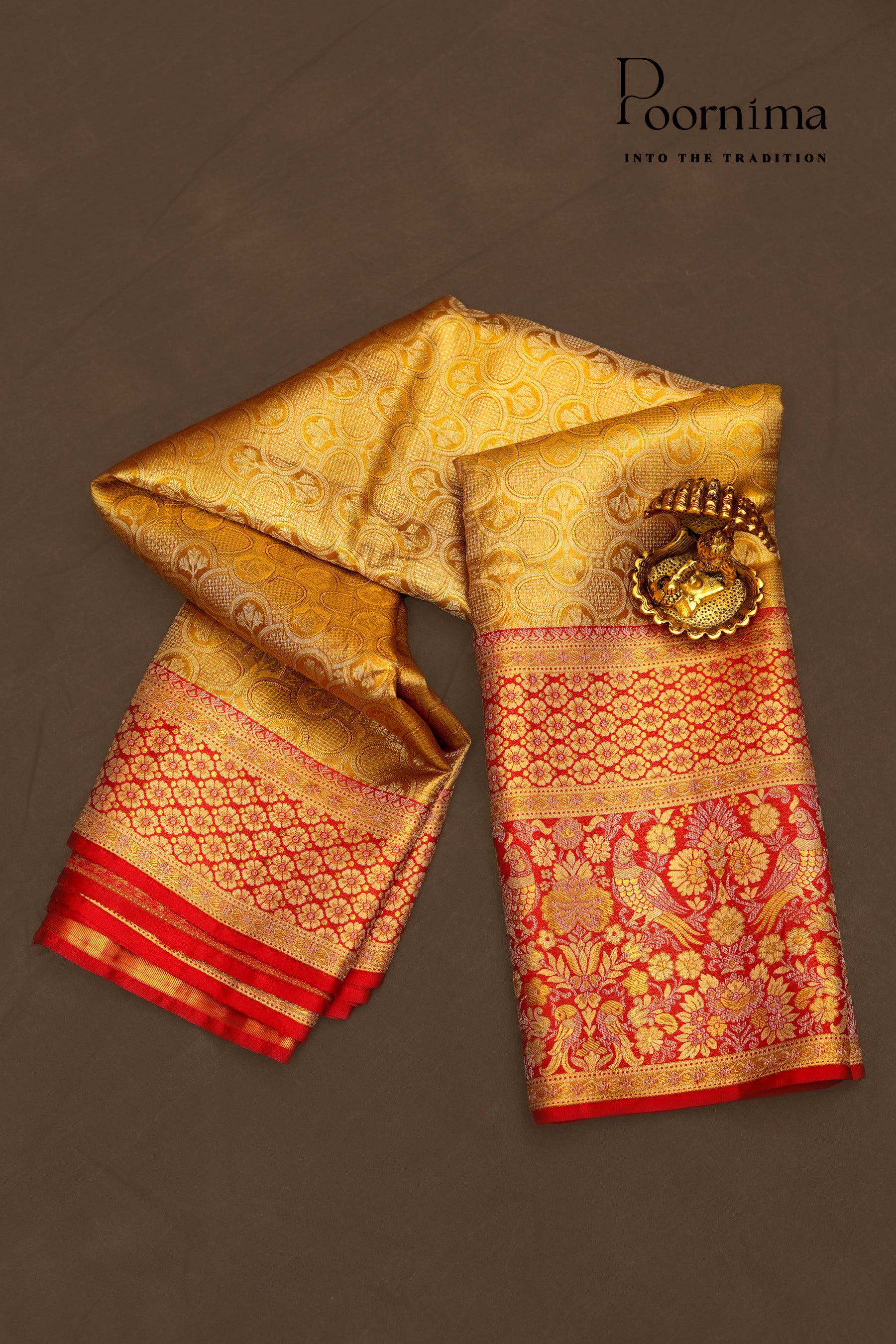 VINTAGE KANJEEVARAM-HAEVEST GOLD