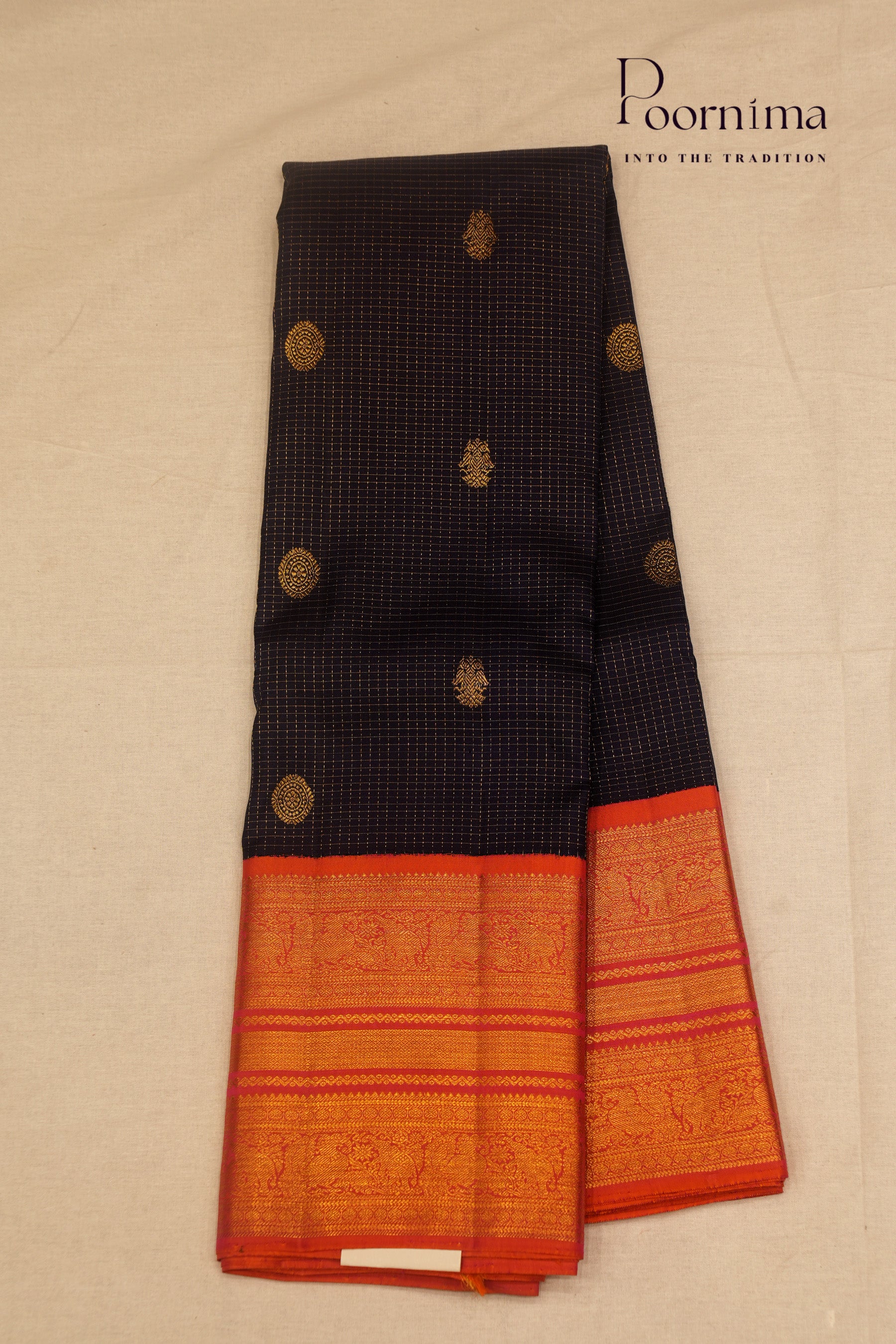 VINTAGE KANJEEVARAM- BLACK