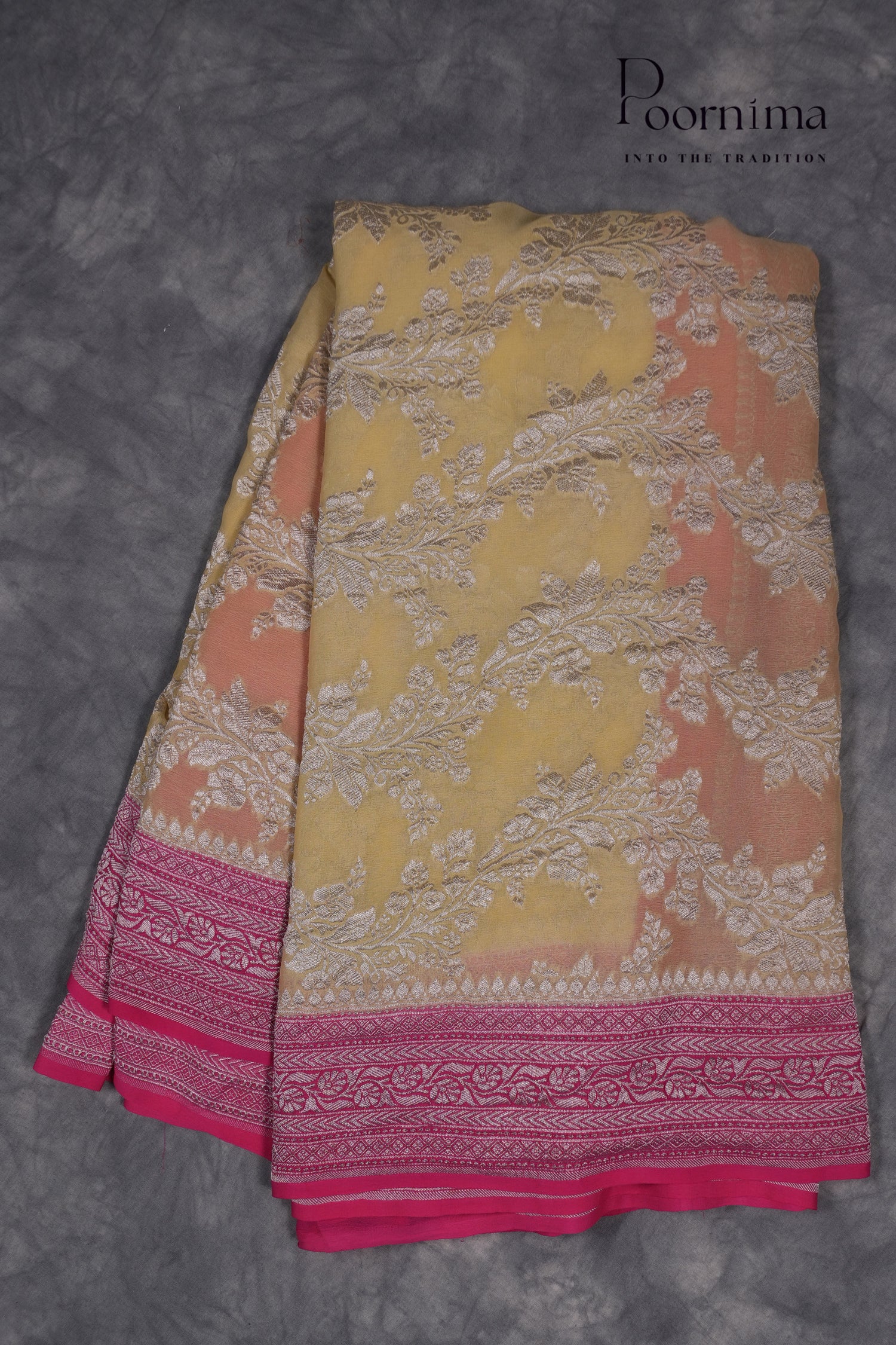 BENARASI SAREE- CREAM