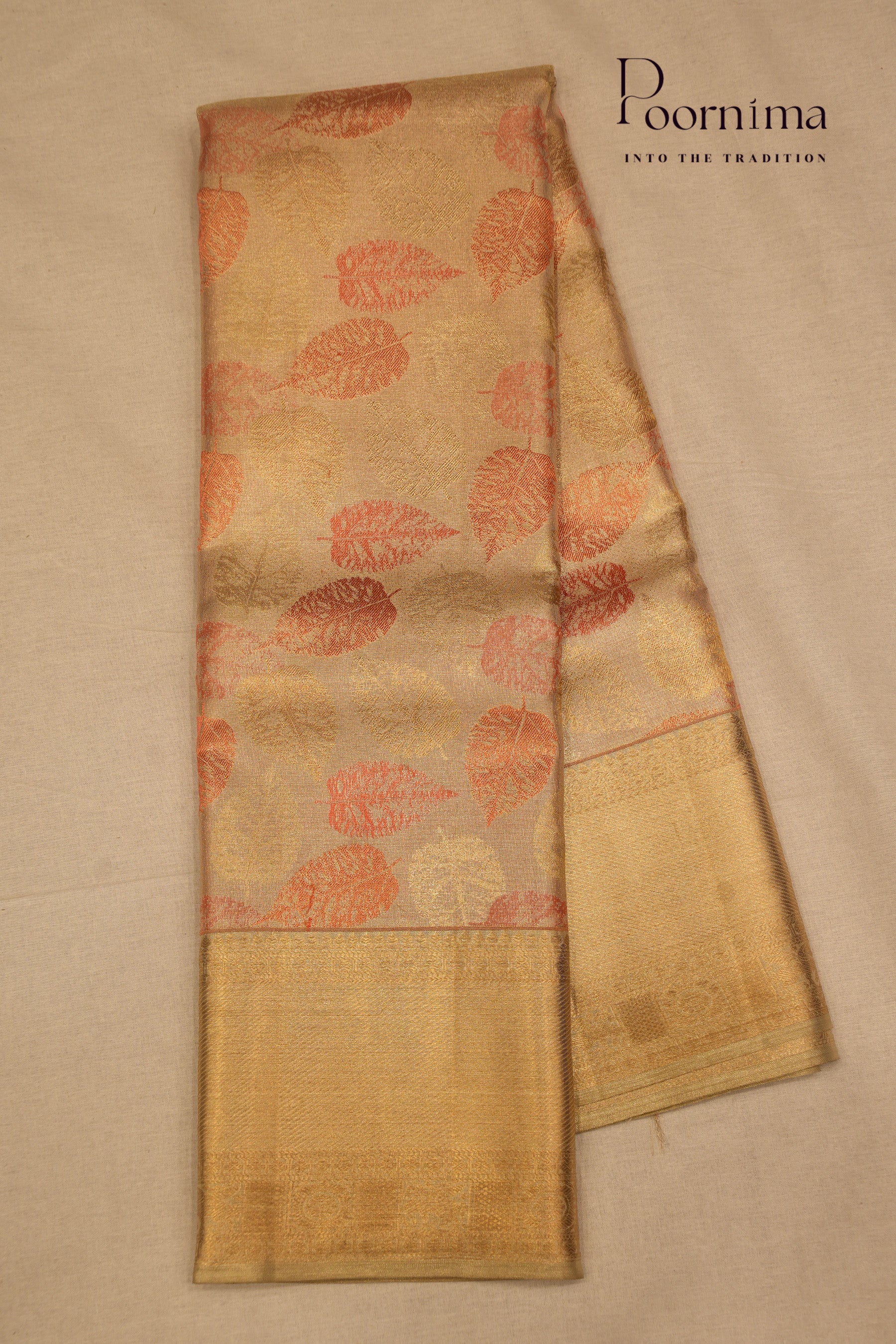 VINTAGE KANJEEVARAM- CREAM