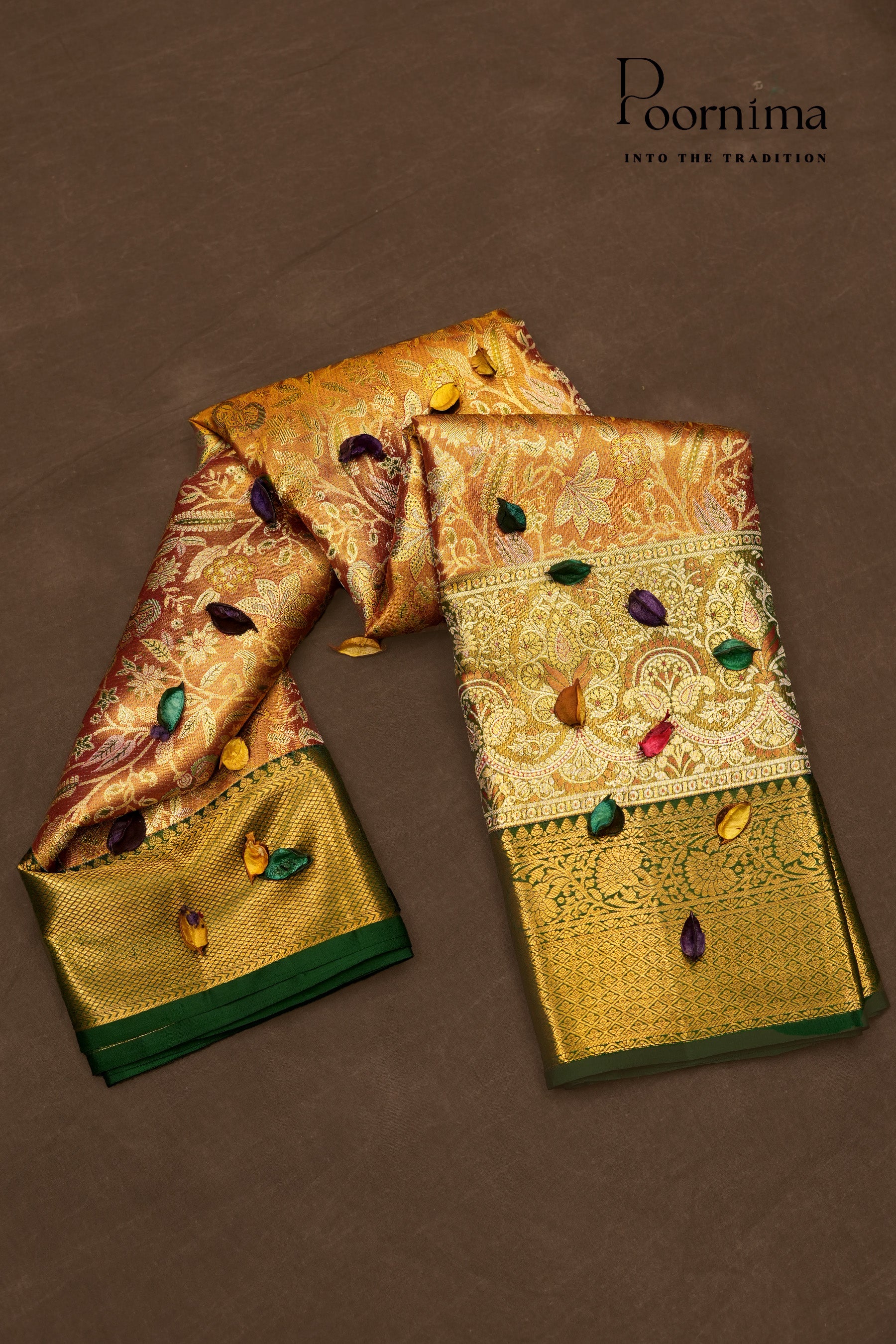 VINTAGE KANJEEVARAM-BRONZE