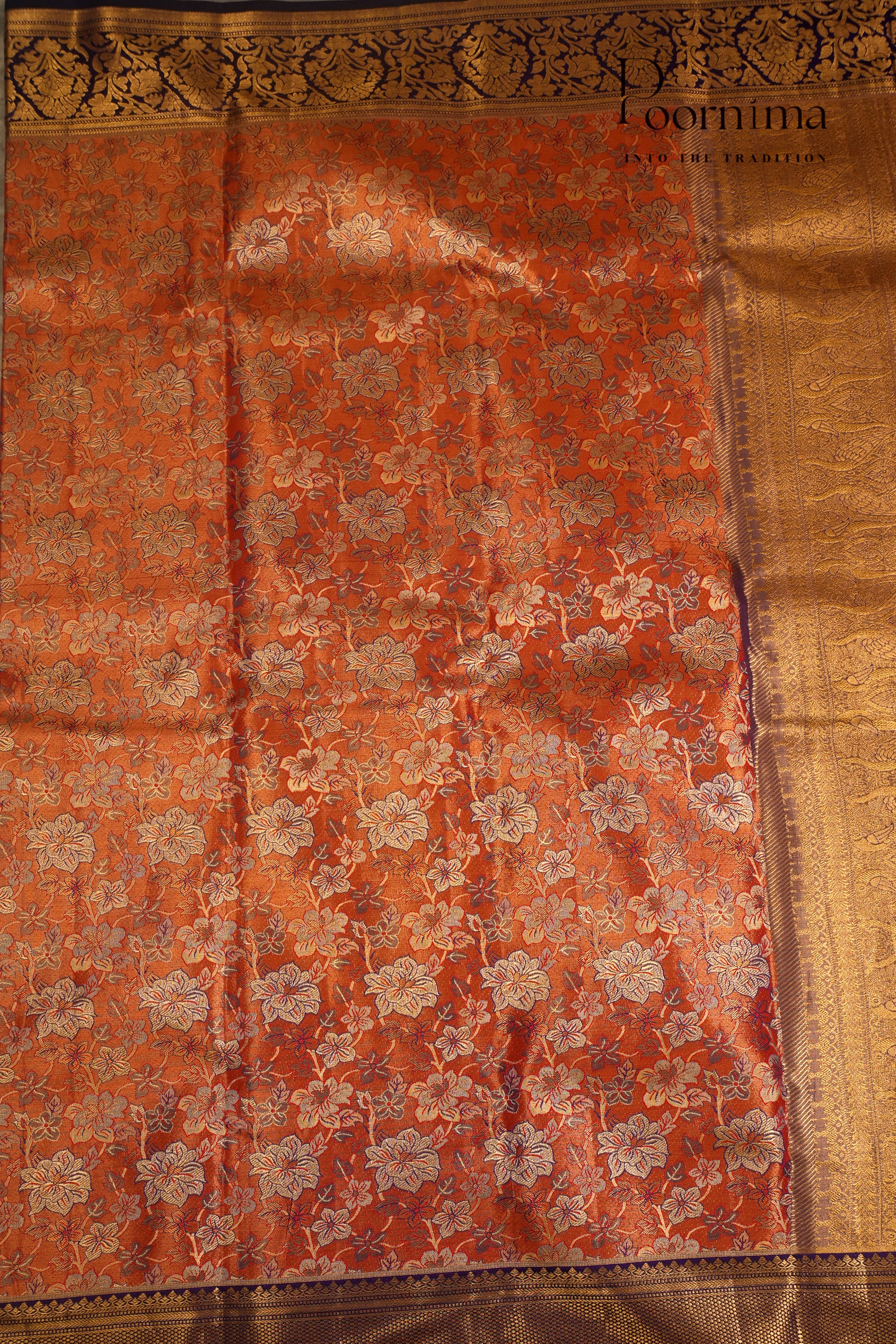 VINTAGE KANJEEVARAM- ORANGE