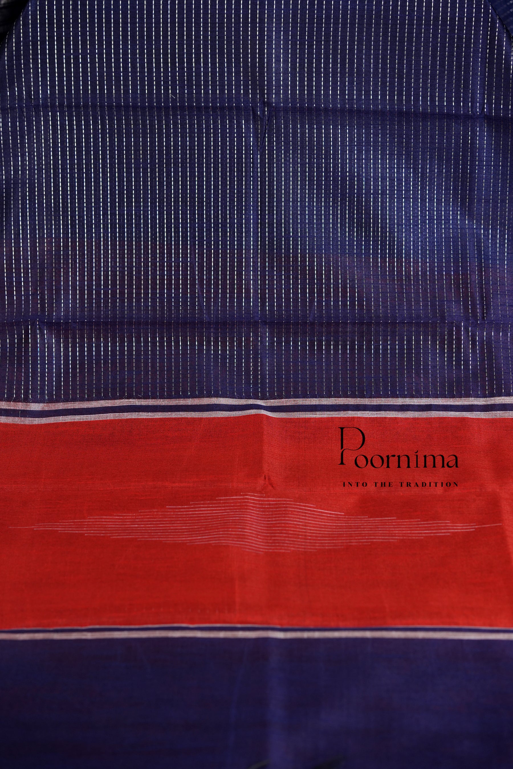 DUPIYANA FANCY SAREE- NAVY BLUE