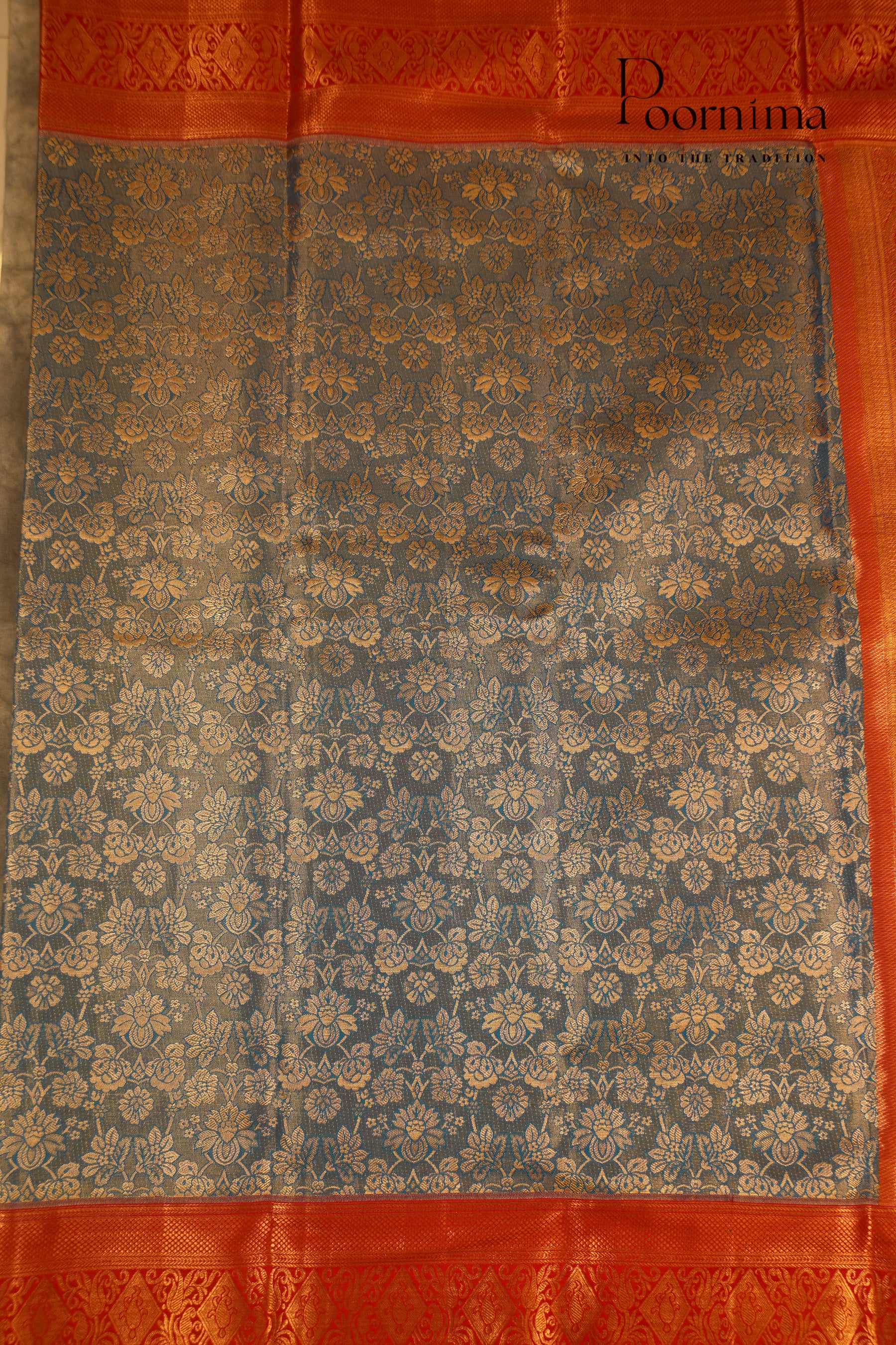 VINTAGE KANJEEVARAM- BABY BLUE