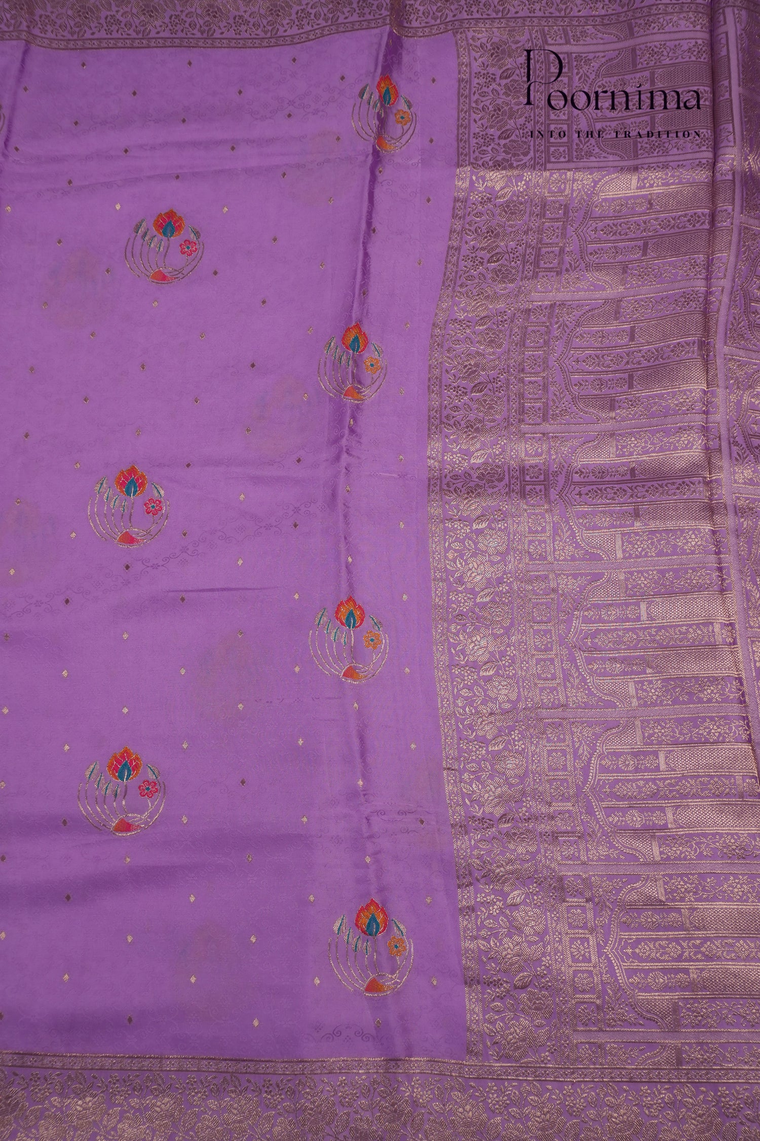 BENARASI FANCY SAREE- PURPLE