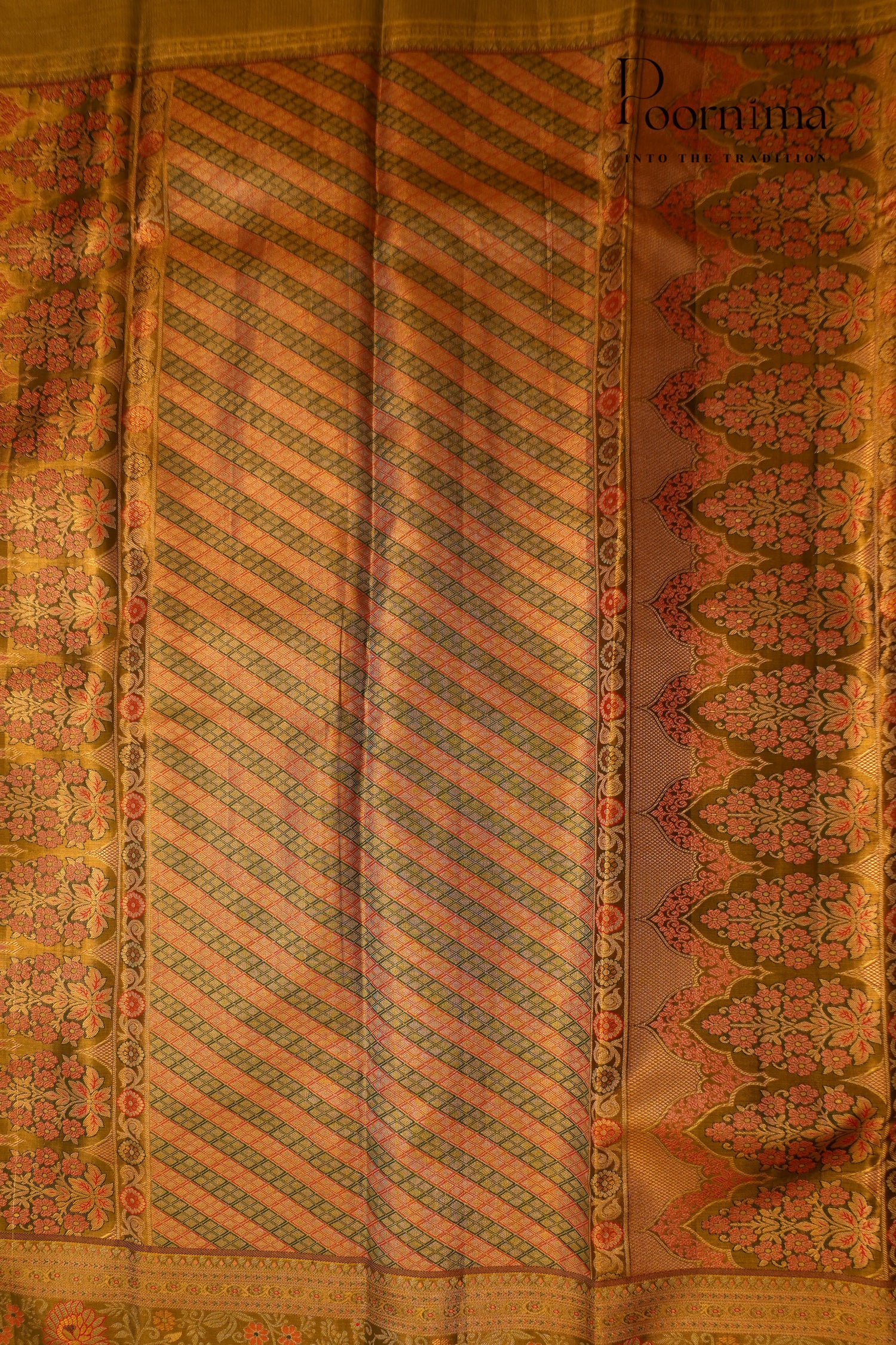 VINTAGE KANJEEVARAM- ORANGE