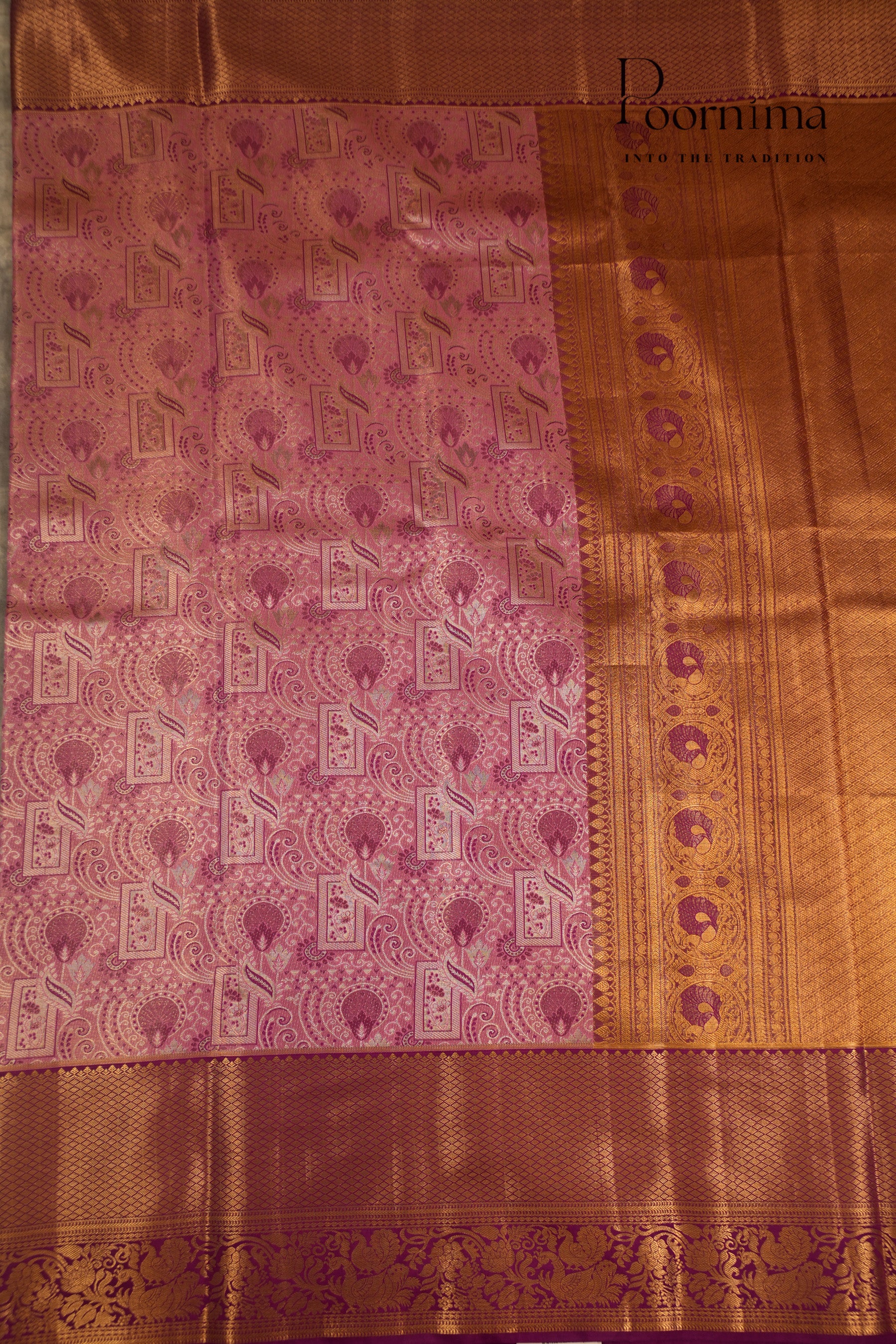VINTAGE KANJEEVARAM- CHERRY PINK
