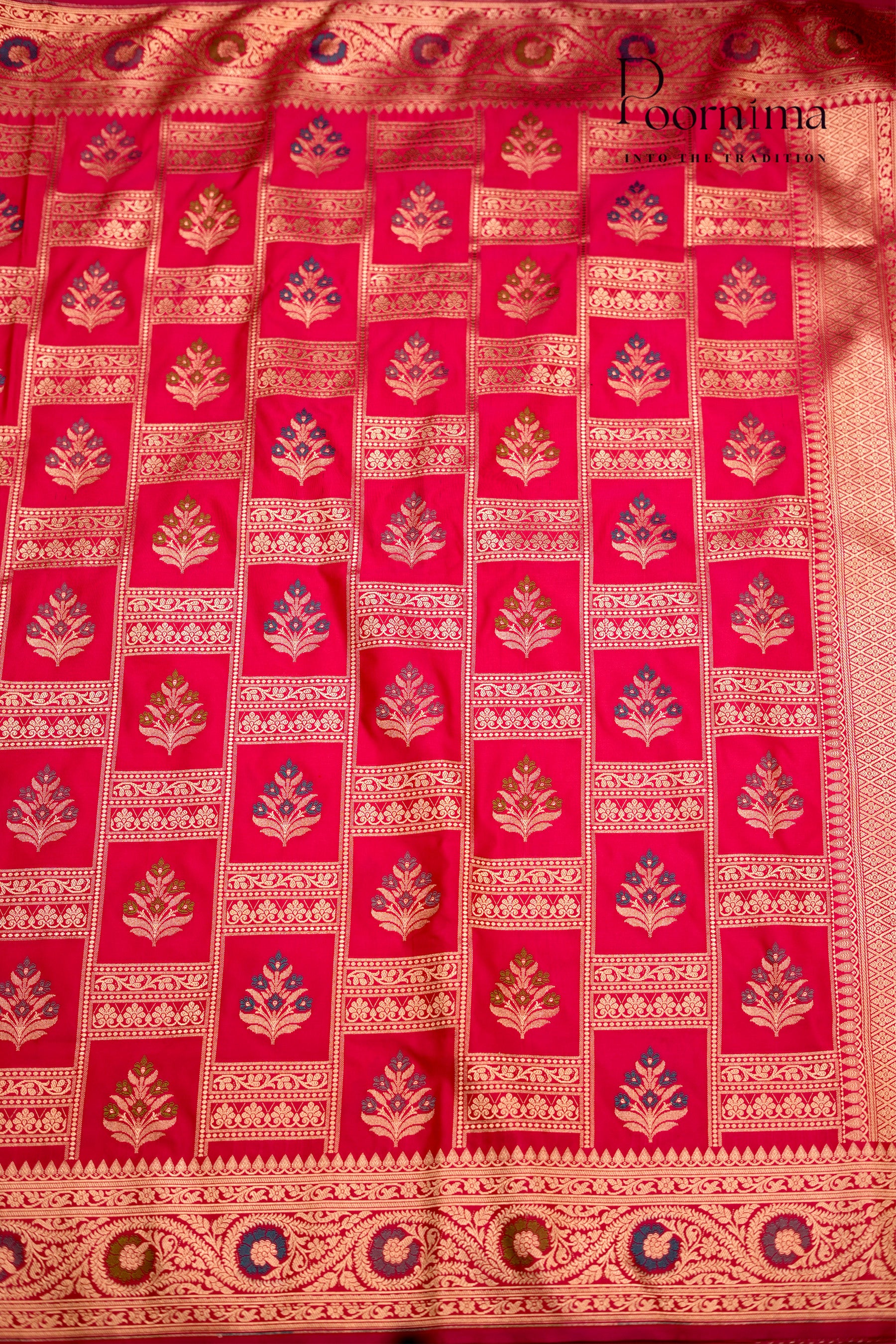 BENARASI PATTU- DARK PINK