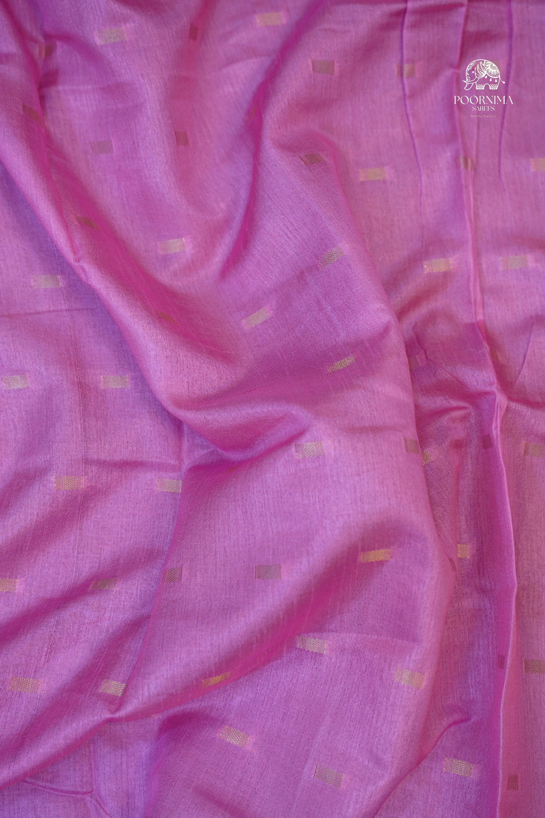 CHANDERI SAREE - BUTTER CREAM