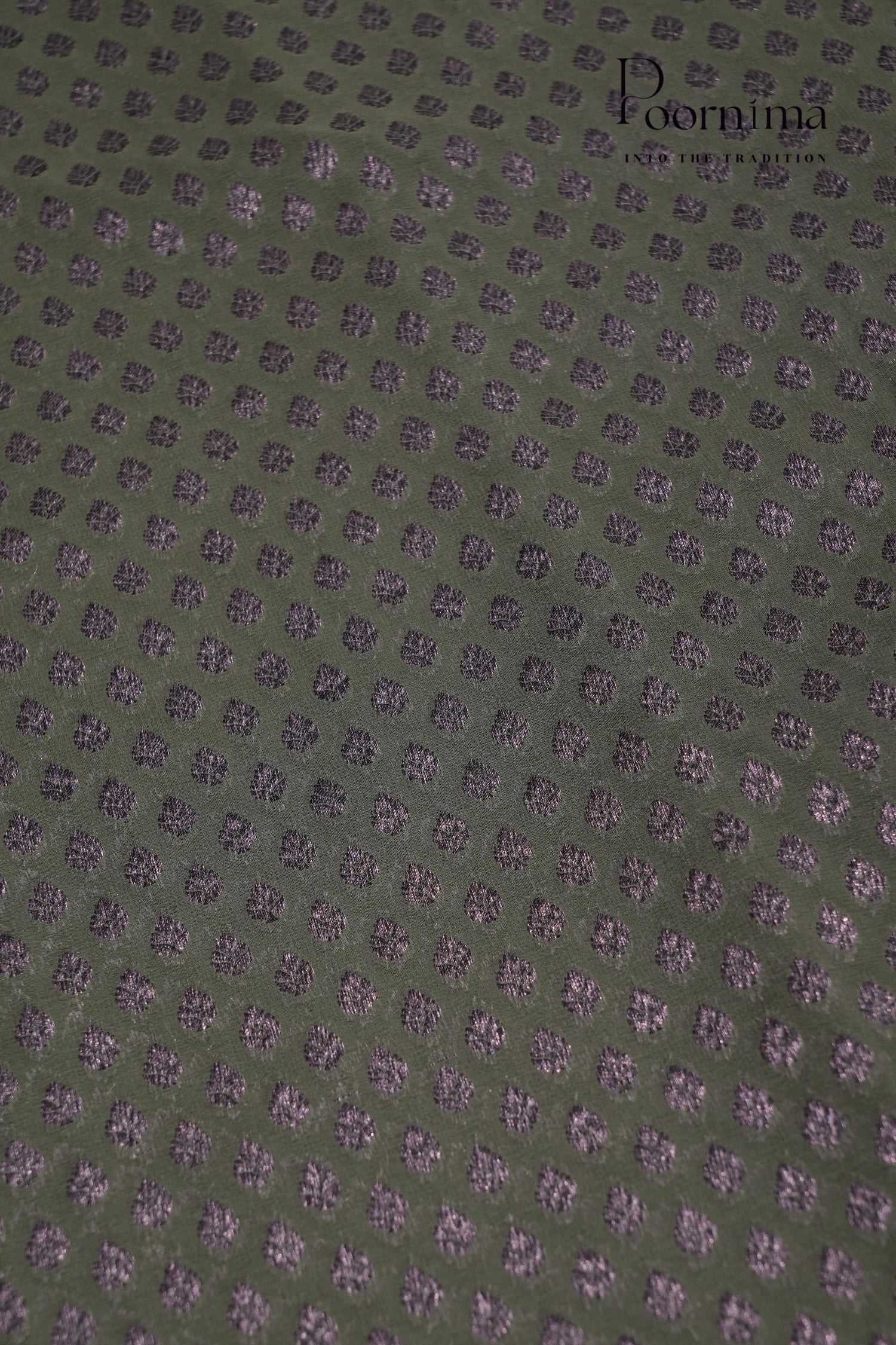 BENARASI GEORGETTE SAREE-GREEN