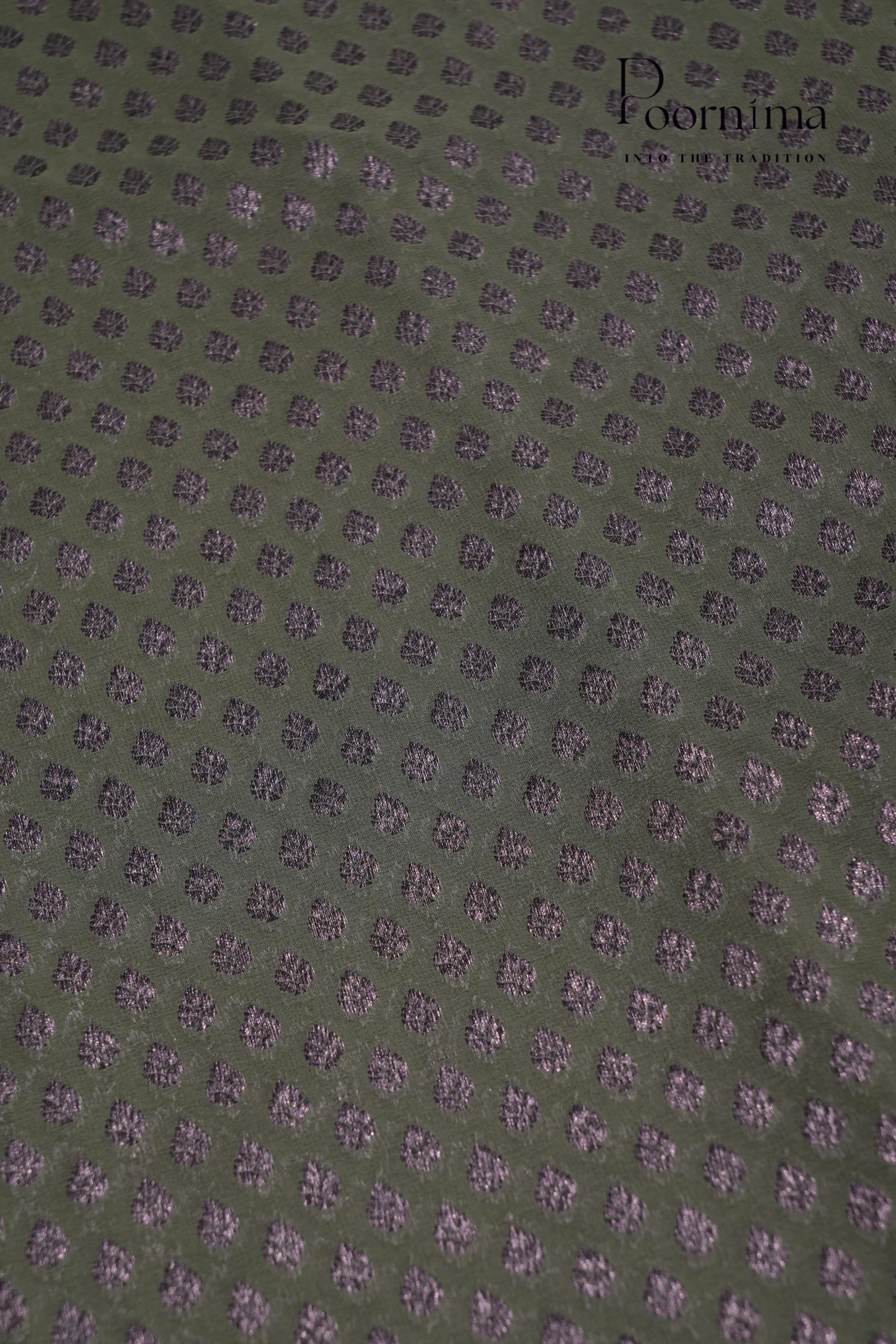 BENARASI GEORGETTE SAREE-GREEN