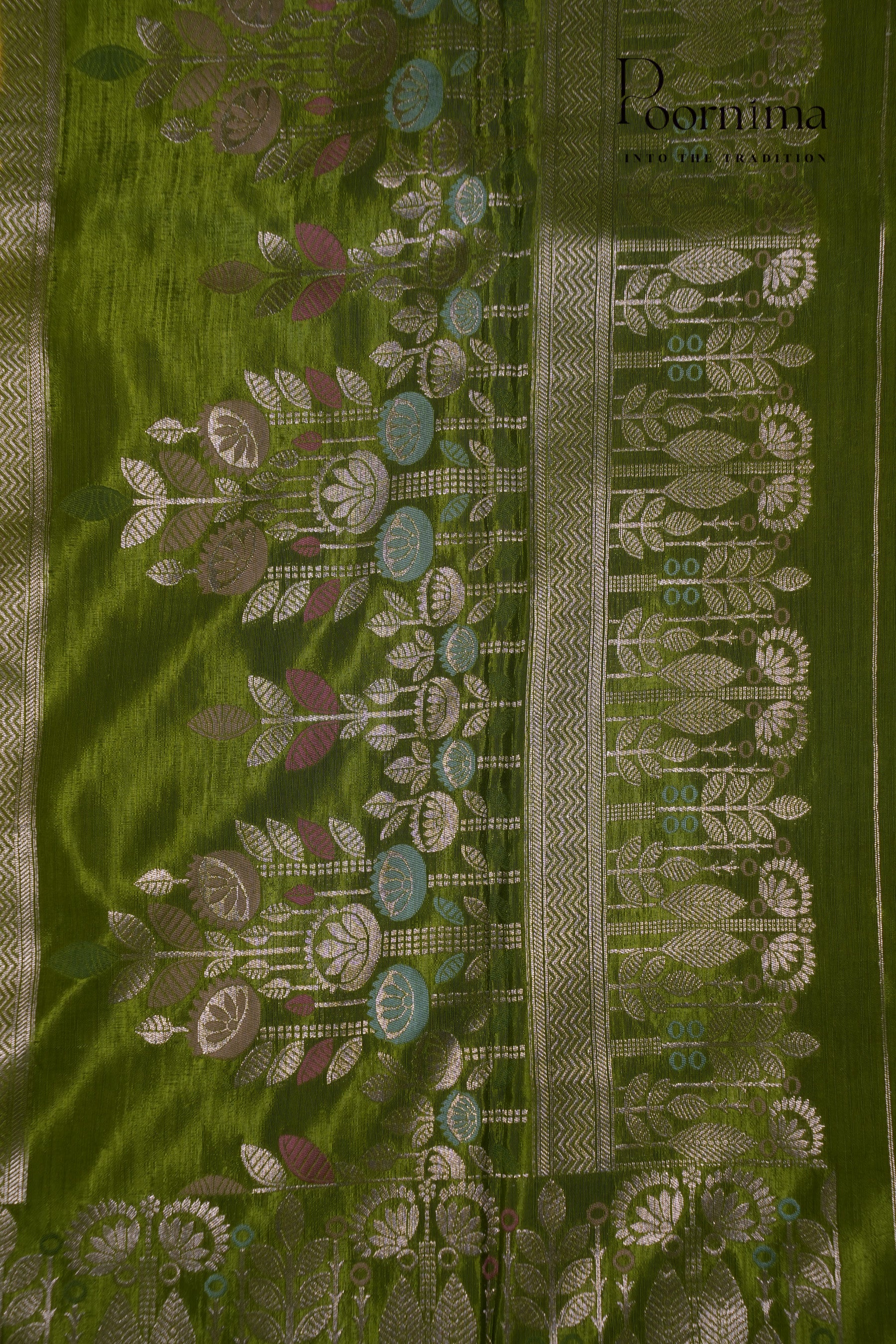 BENARASI PATTU SAREE-LEMON YELLOW