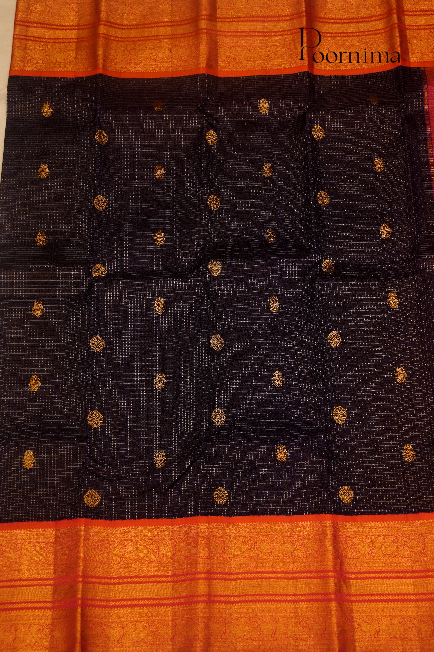 VINTAGE KANJEEVARAM- BLACK