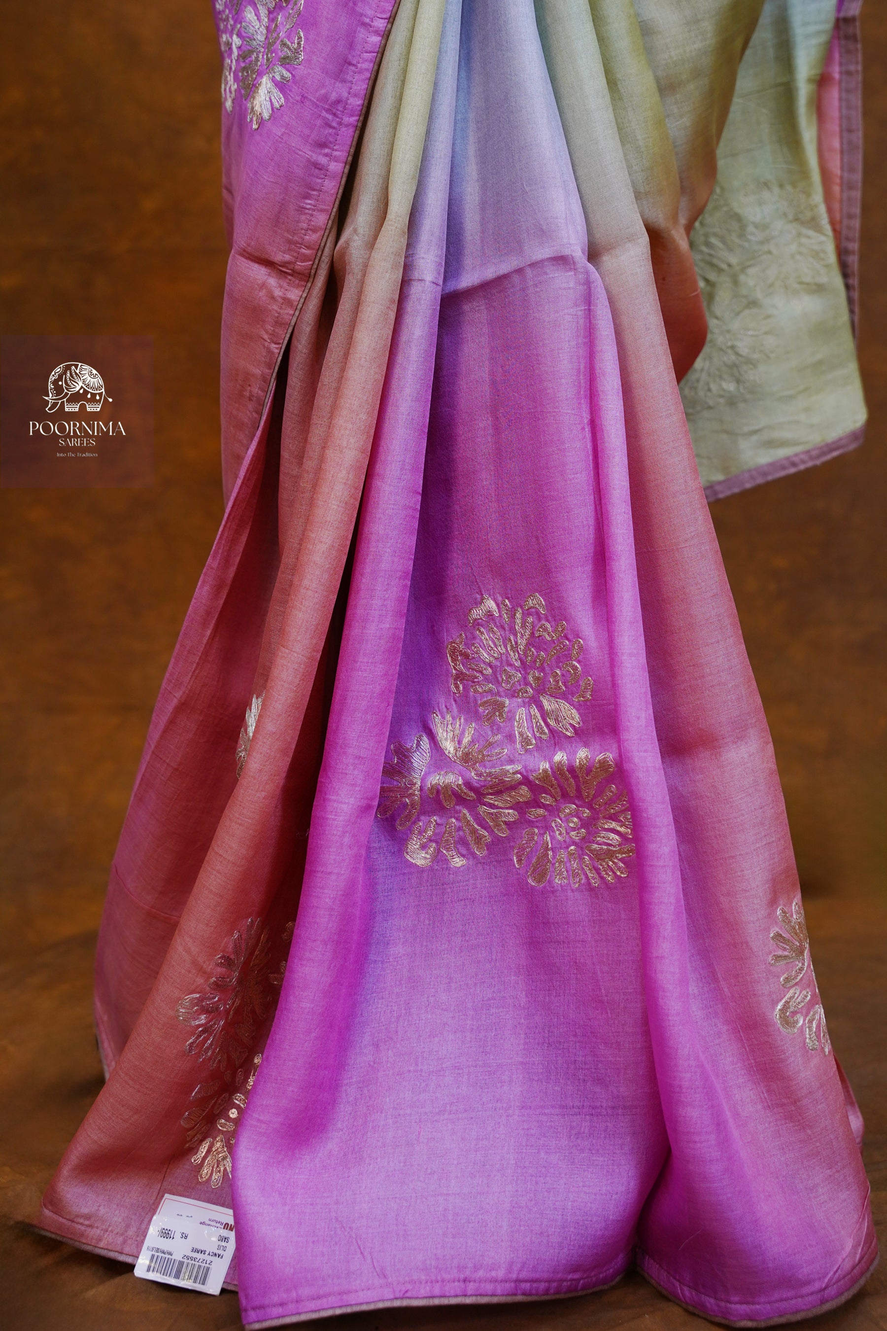 PURE TUSSAR SAREE
