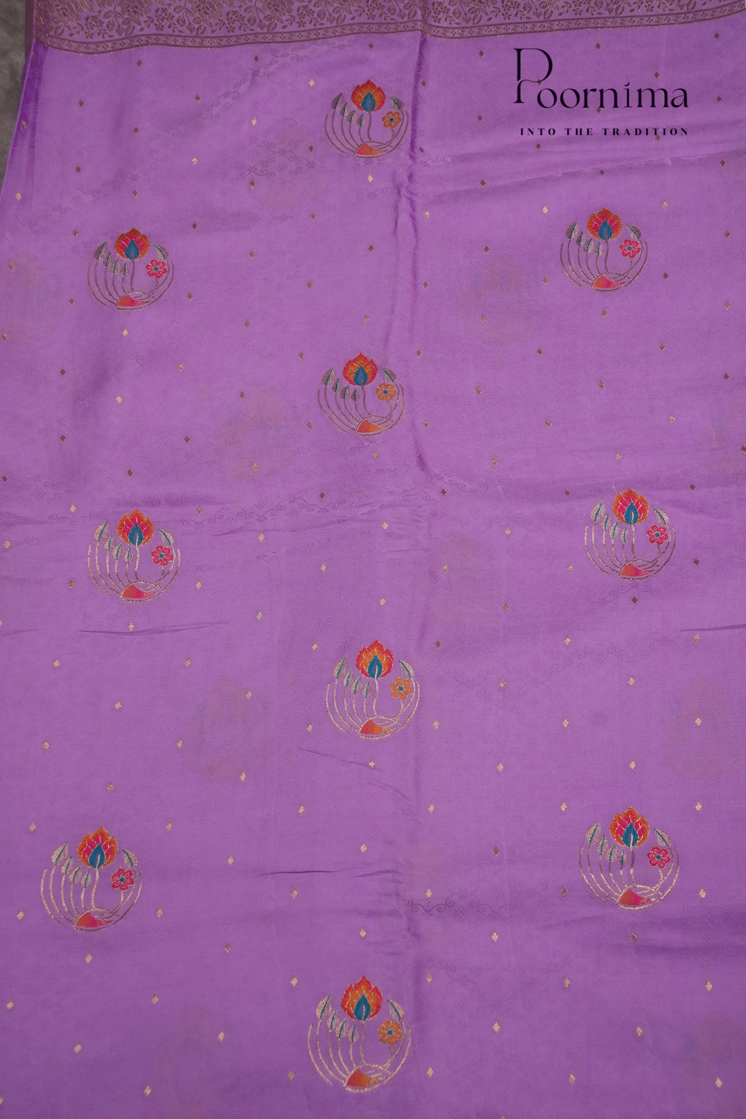 BENARASI FANCY SAREE- PURPLE