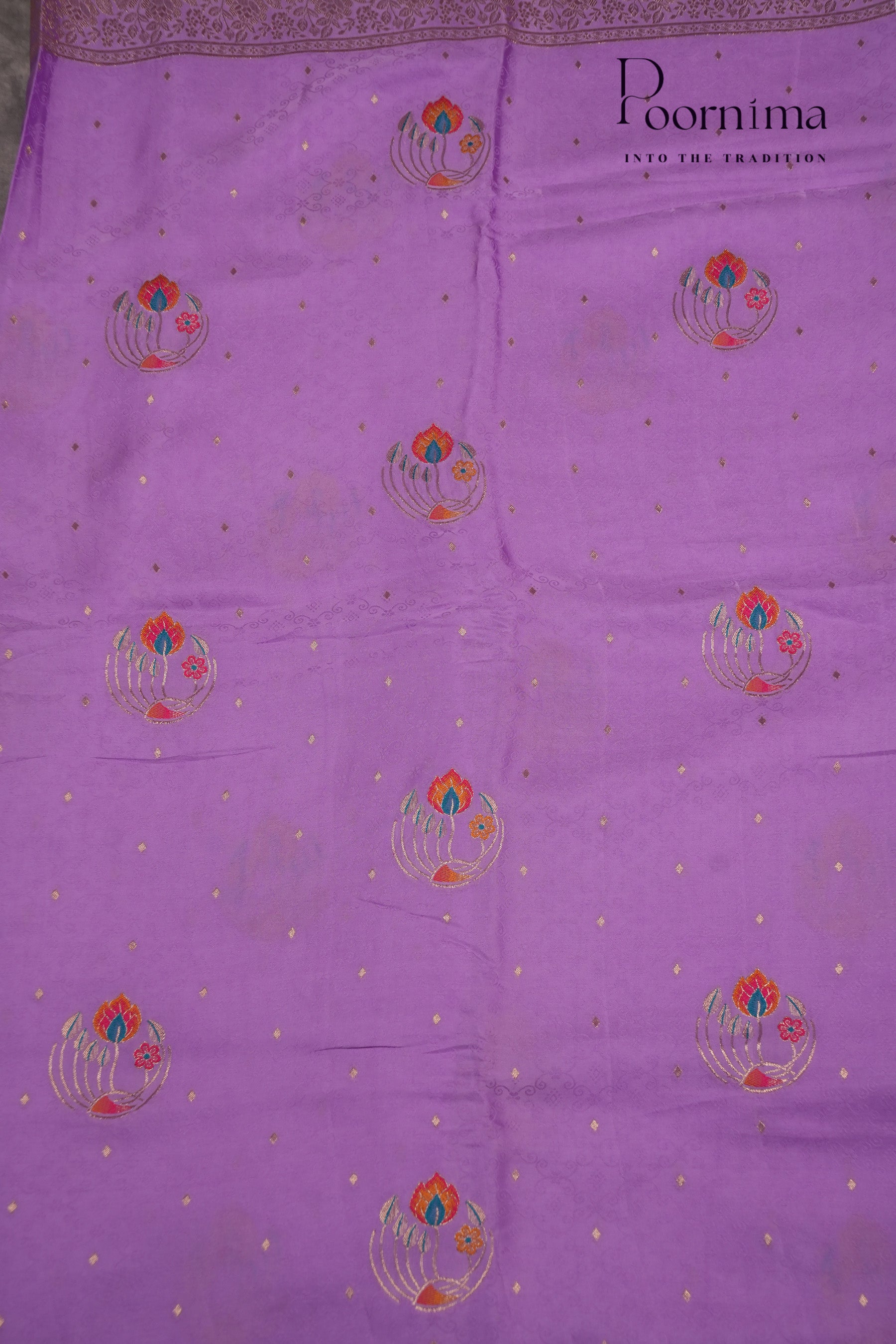 BENARASI FANCY SAREE- PURPLE