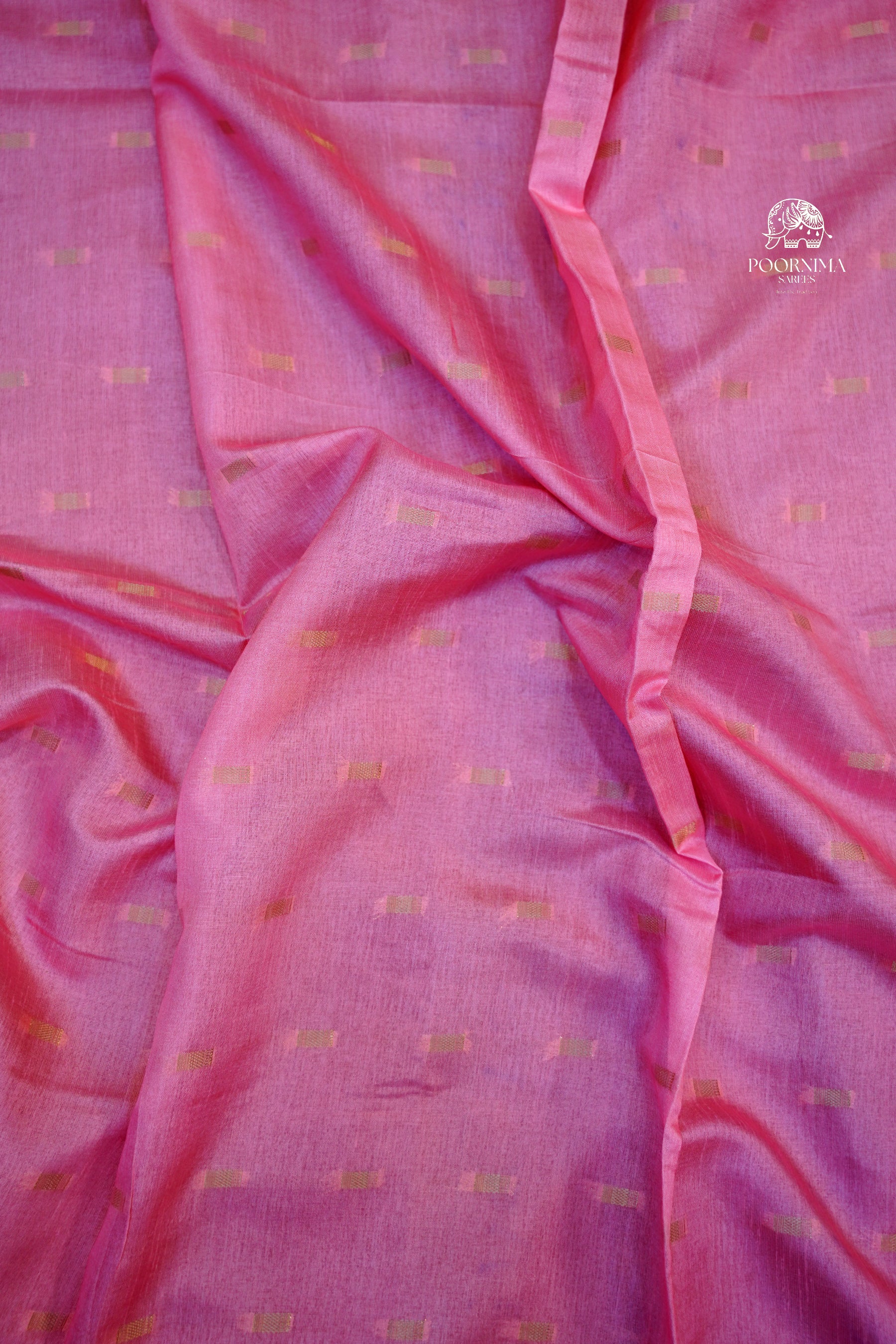 CHANDERI SAREE - BEIGE CREAM