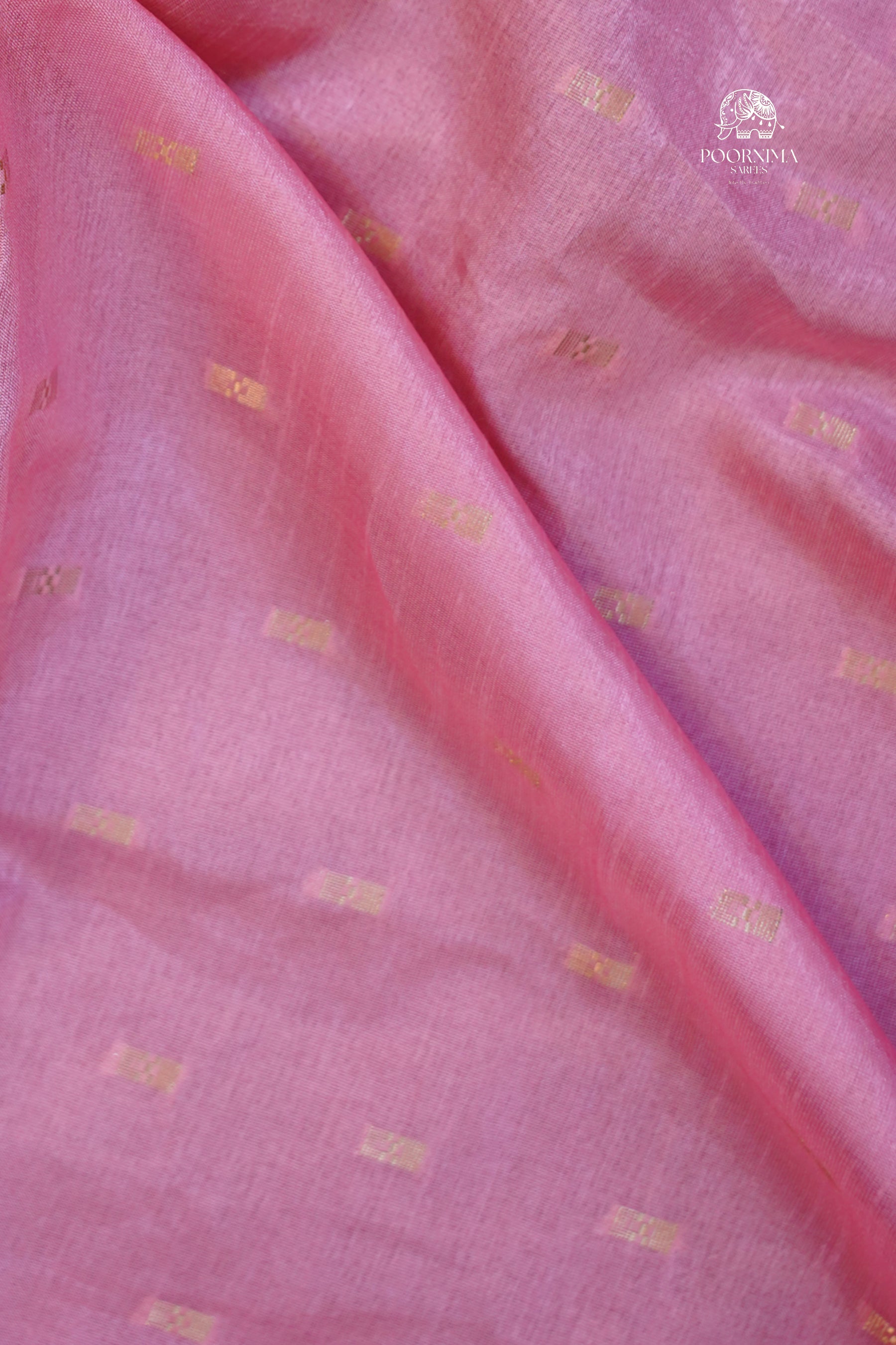 CHANDERI SAREE - LIGHT PINK