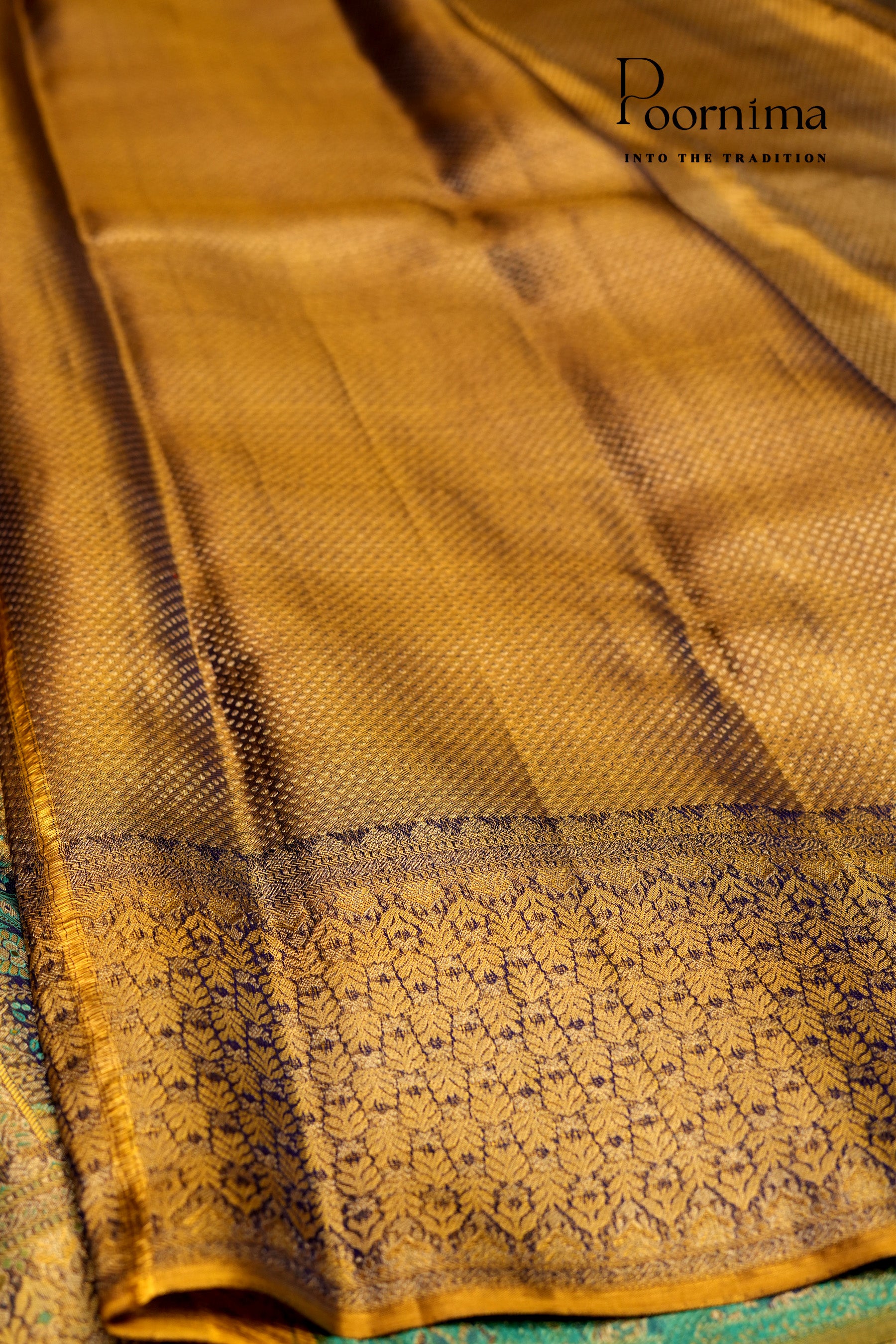 VINTAGE KANJEEVARAM-SEA GREEN