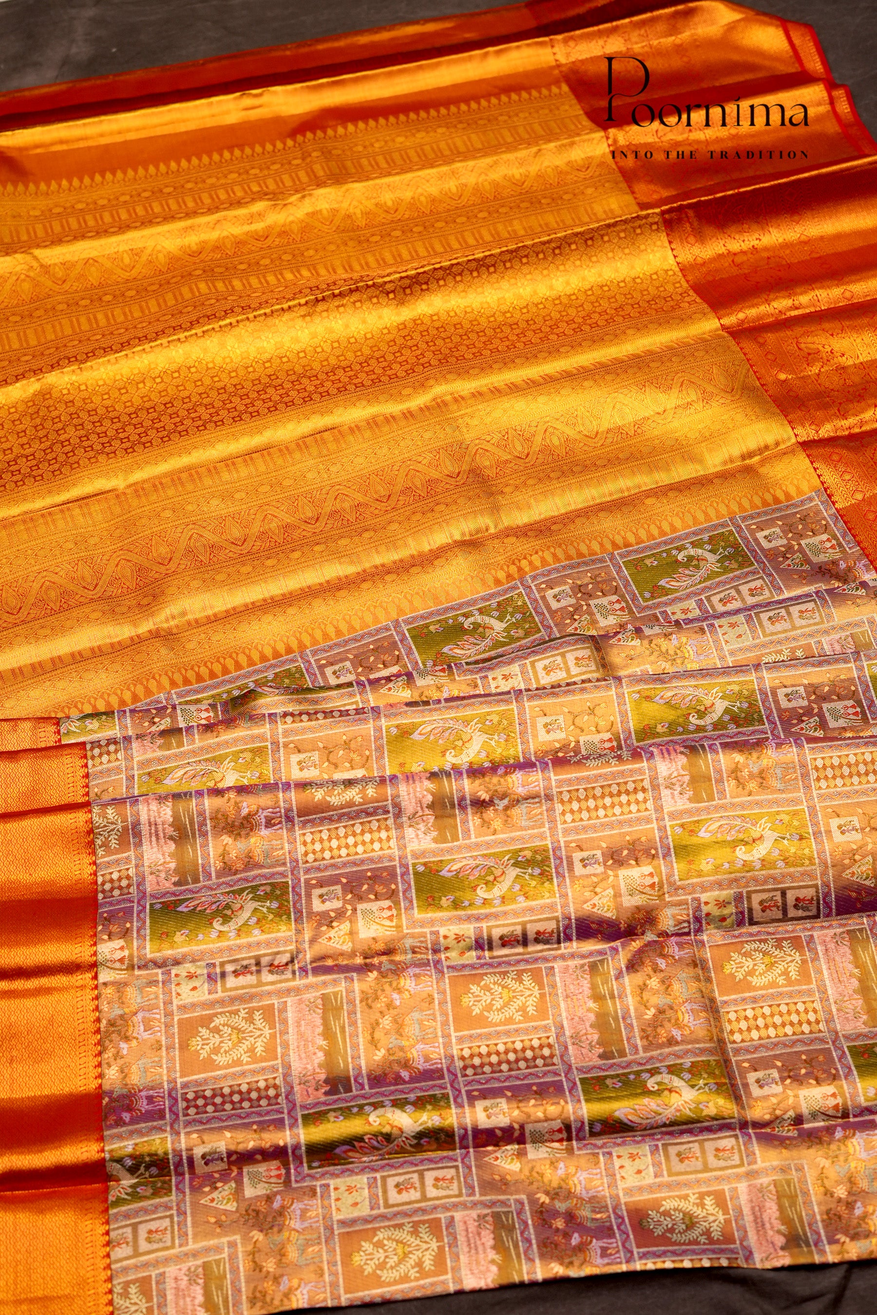 VINTAGE KANJEEVARAM- FLAMINGO PINK