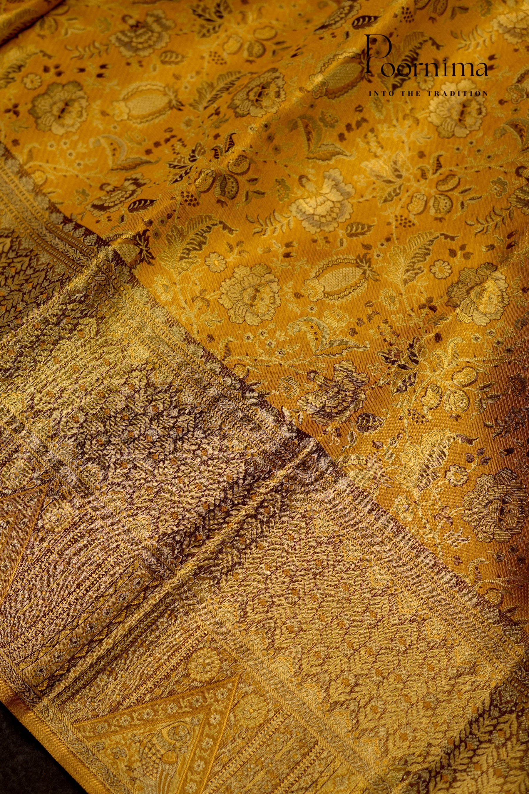 VINTAGE KANJEEVARAM- YELLOW