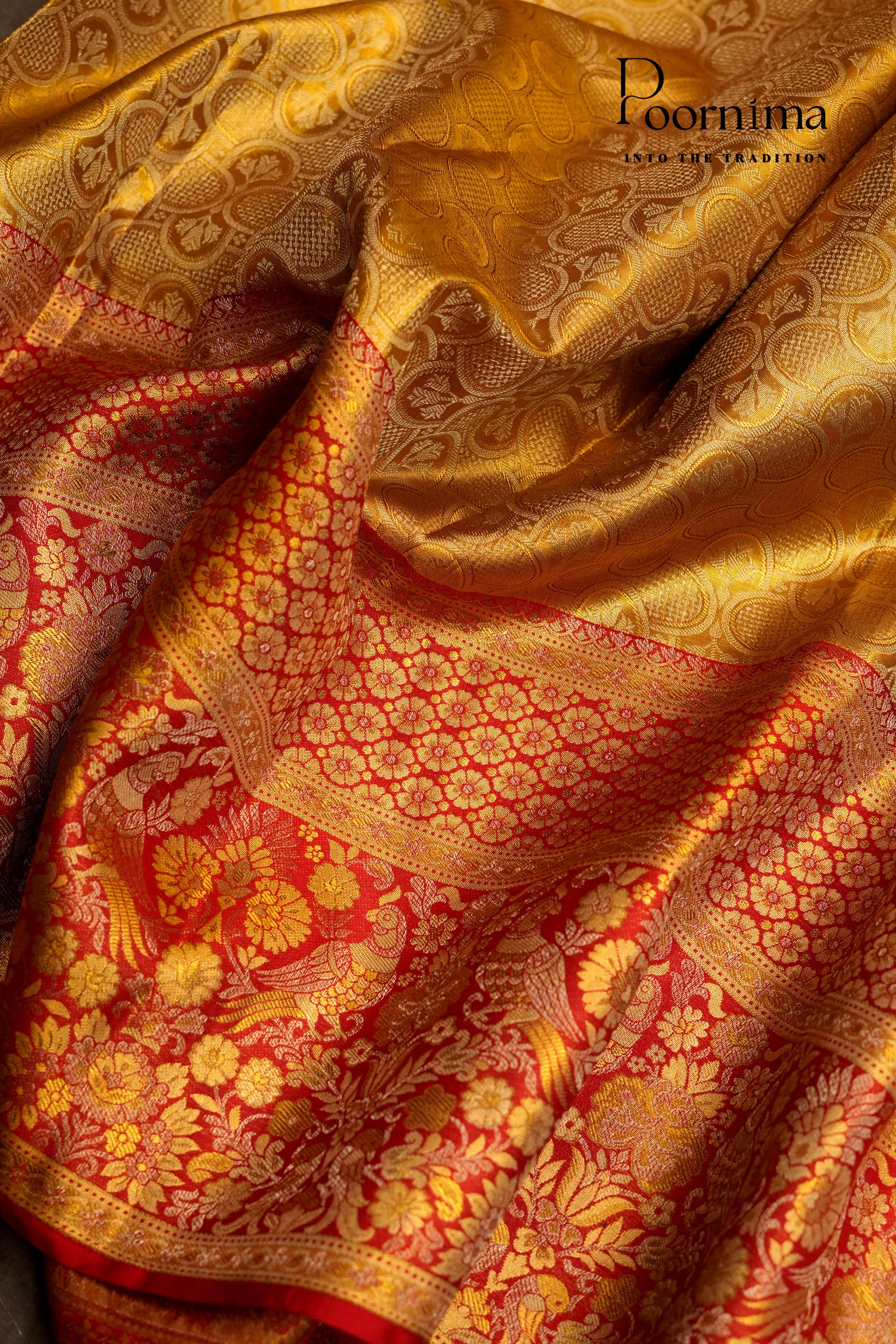 VINTAGE KANJEEVARAM-HAEVEST GOLD