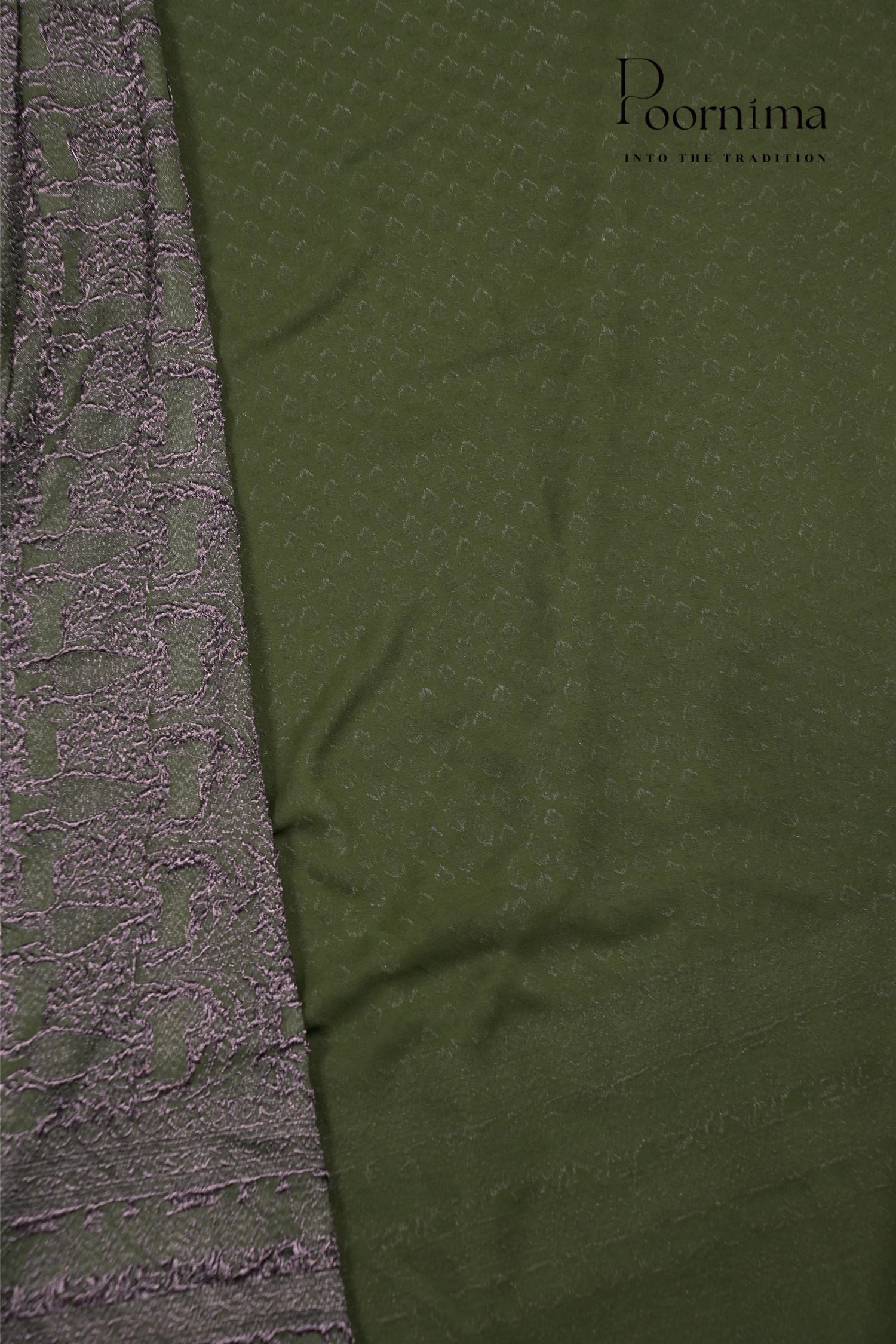 BENARASI GEORGETTE SAREE-GREEN