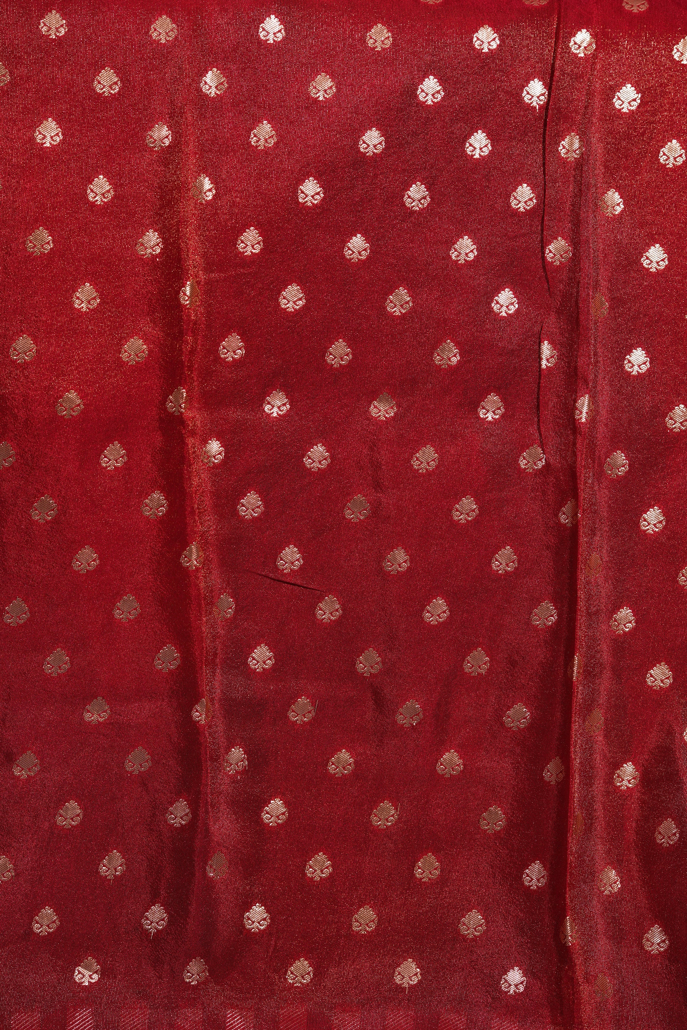 CHINNON GEORGETTE SAREE- HALF WHITE