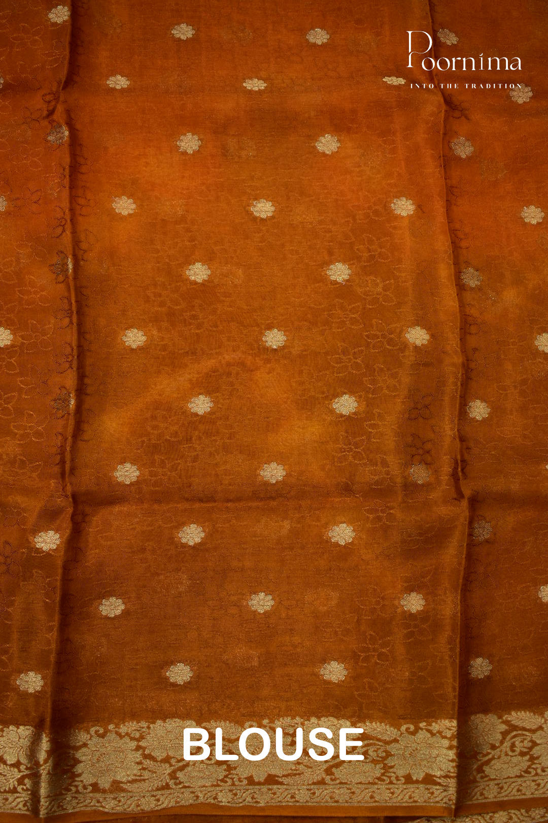 MULTI COLOUR - CRAPE SILK SHADED SAREES WITH ALLOVER ZARI BUTIS