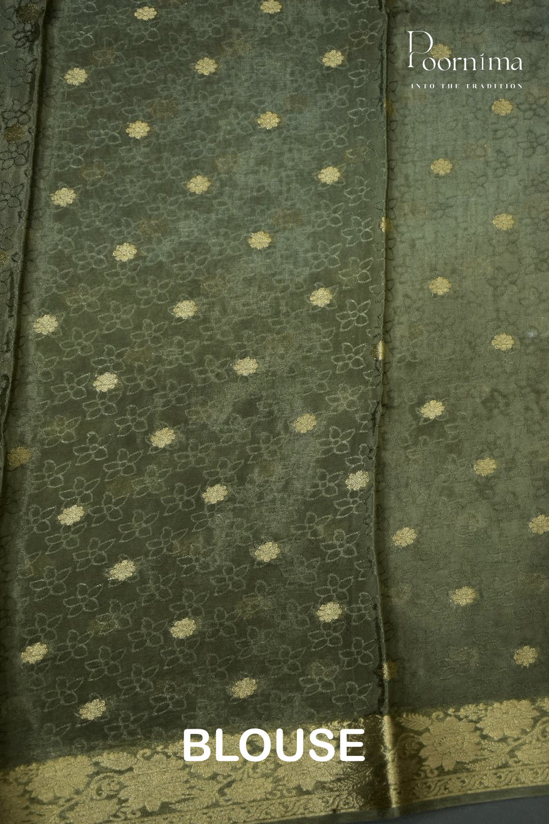 MULTI SHADED - CRAPE SILK SHADED SAREES WITH ALLOVER ZARI BUTIS