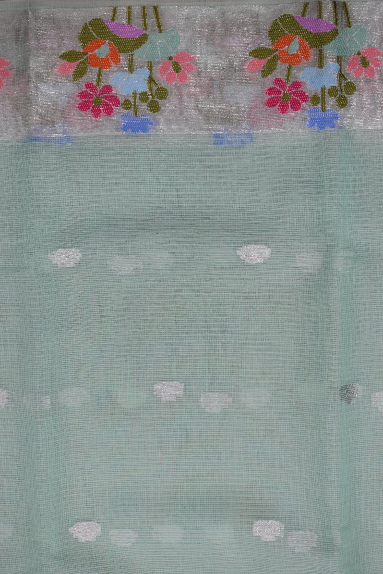 OCEAN GREEN-BENARAS KOTA WEAVING SAREE