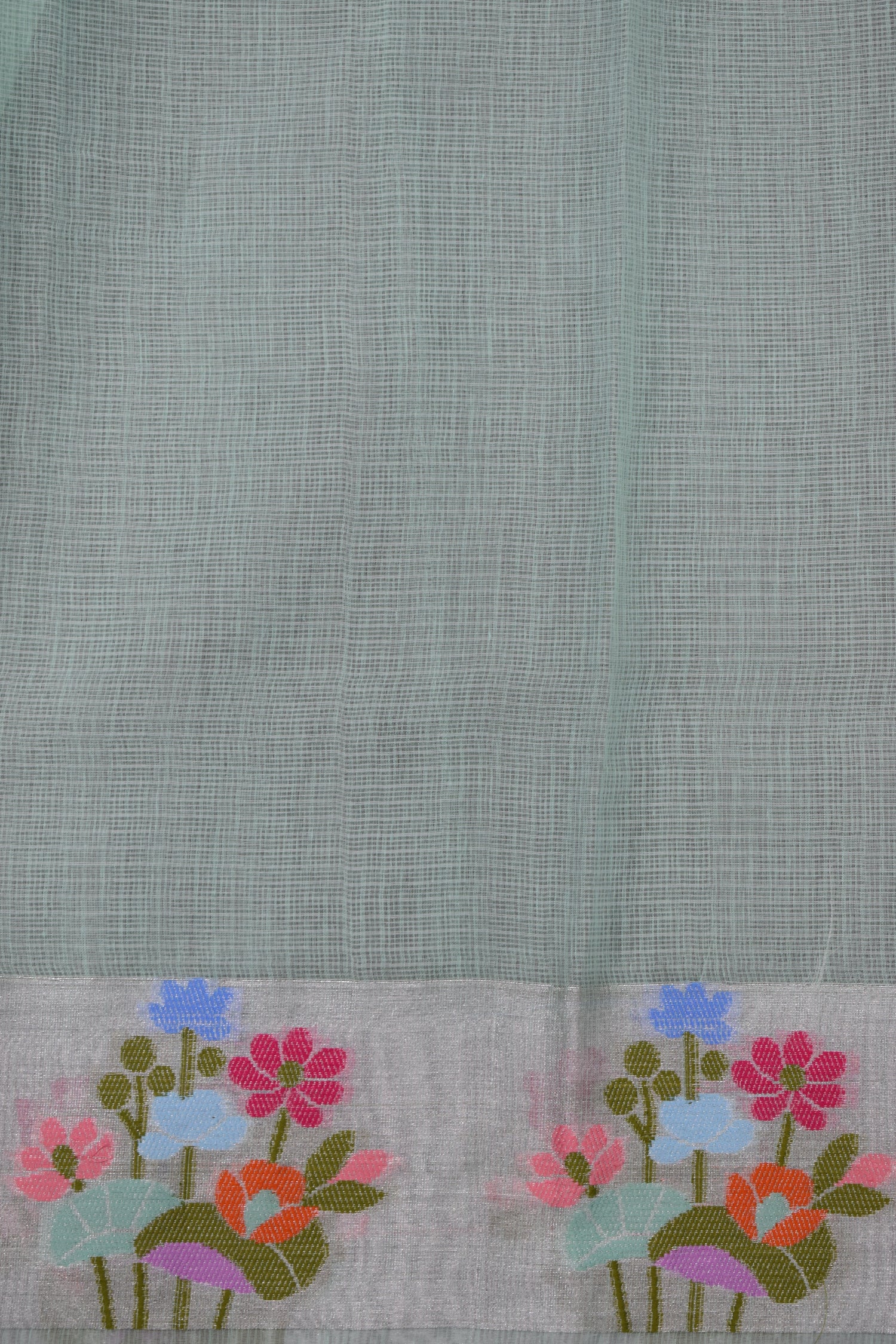 OCEAN GREEN-BENARAS KOTA WEAVING SAREE
