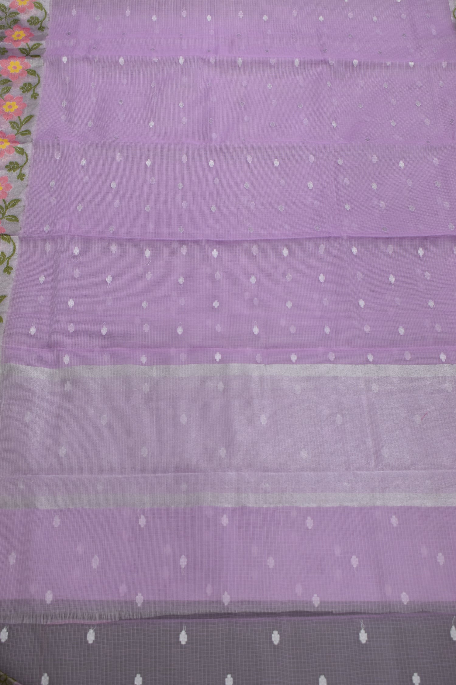 LIGHT VIOLET-BENARAS KOTA WEAVING SAREE