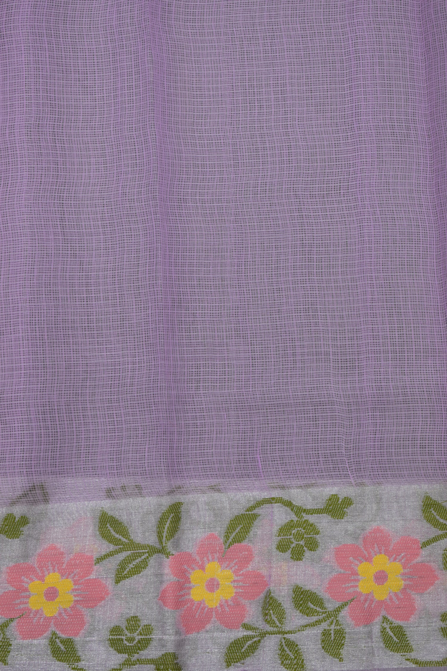 LIGHT VIOLET-BENARAS KOTA WEAVING SAREE