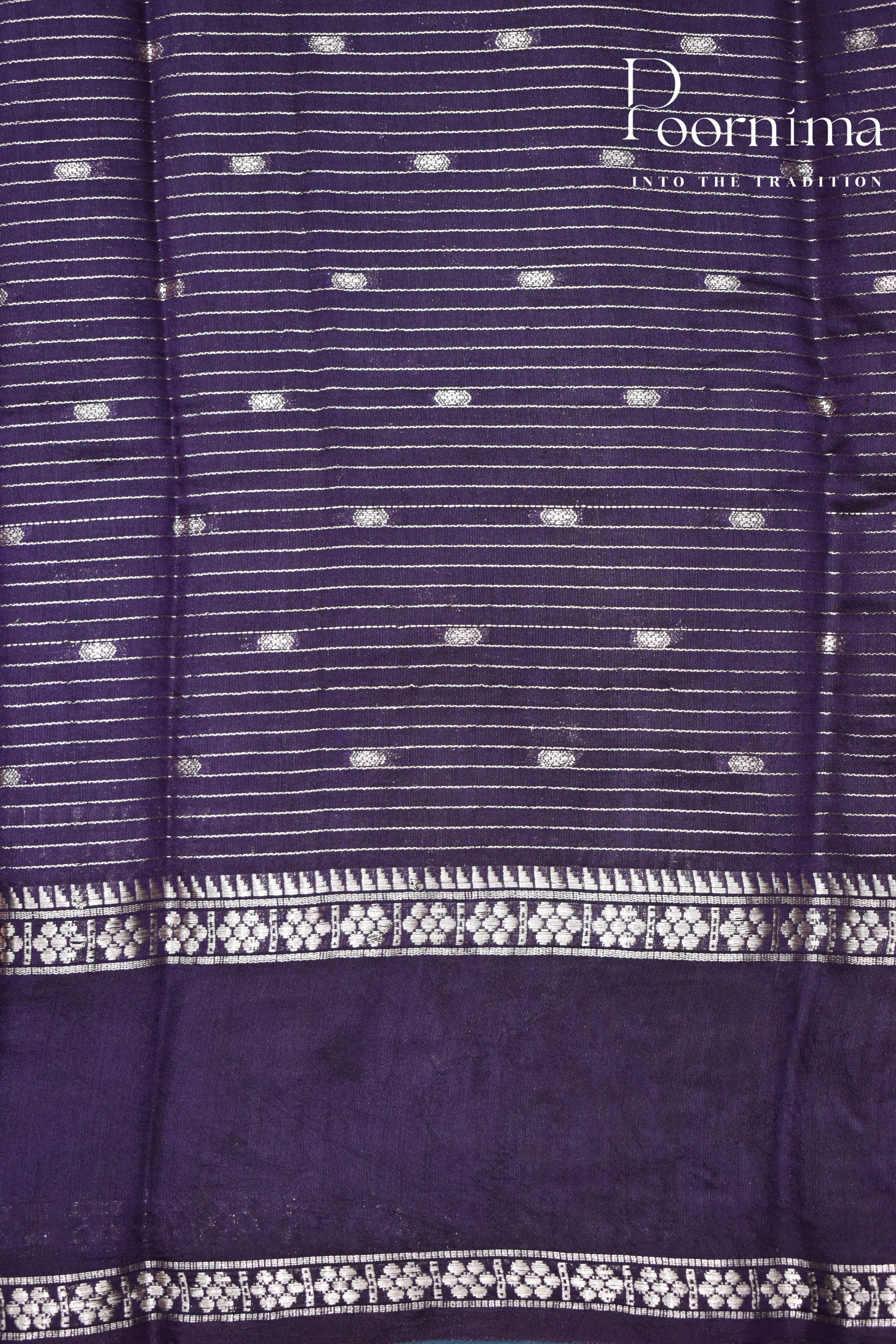 PARROT GREEN- CHANDERI SILK SAREE