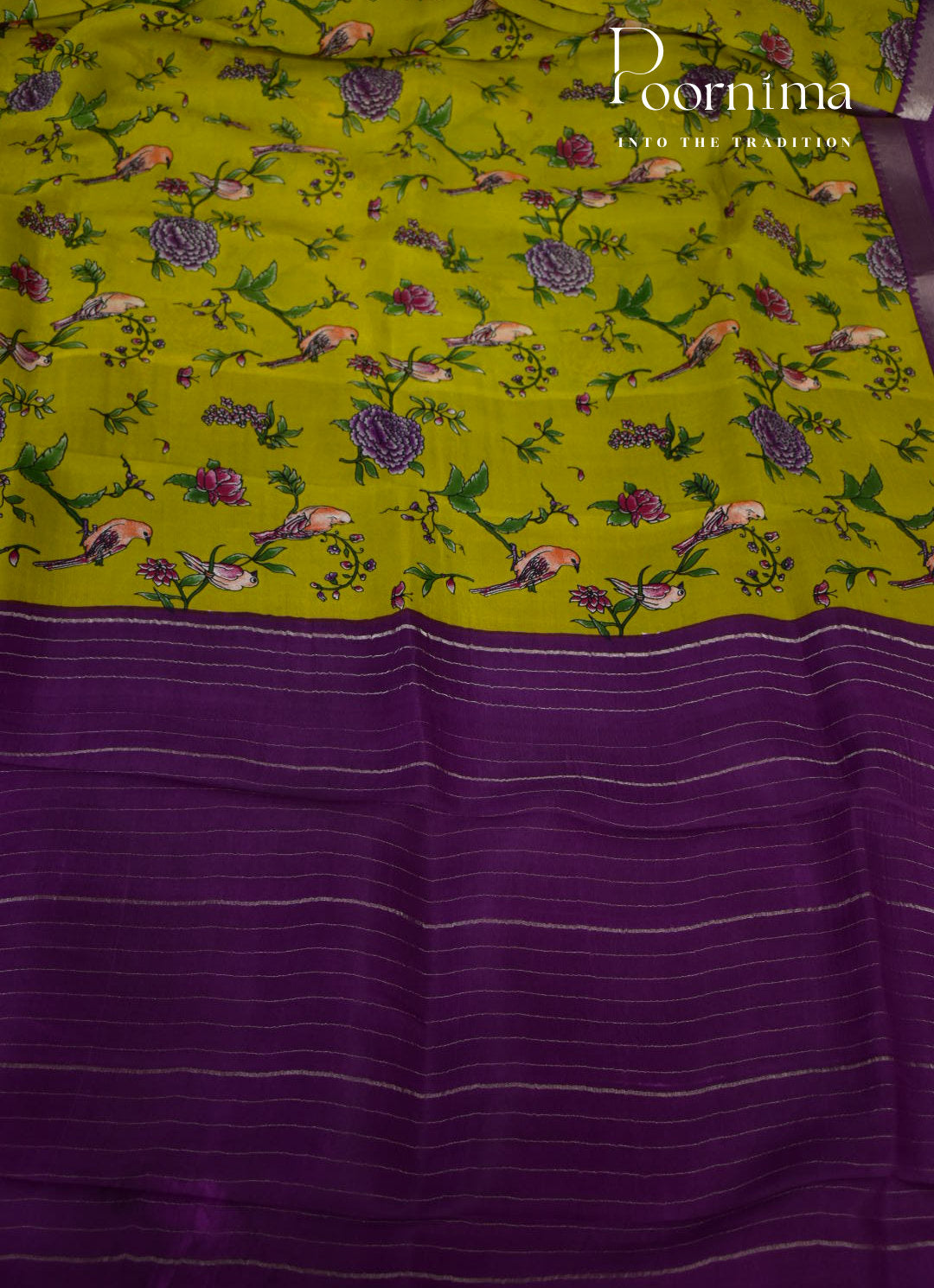 MANGALAGIRI SILK SAREE WITH DIGITAL PRINT