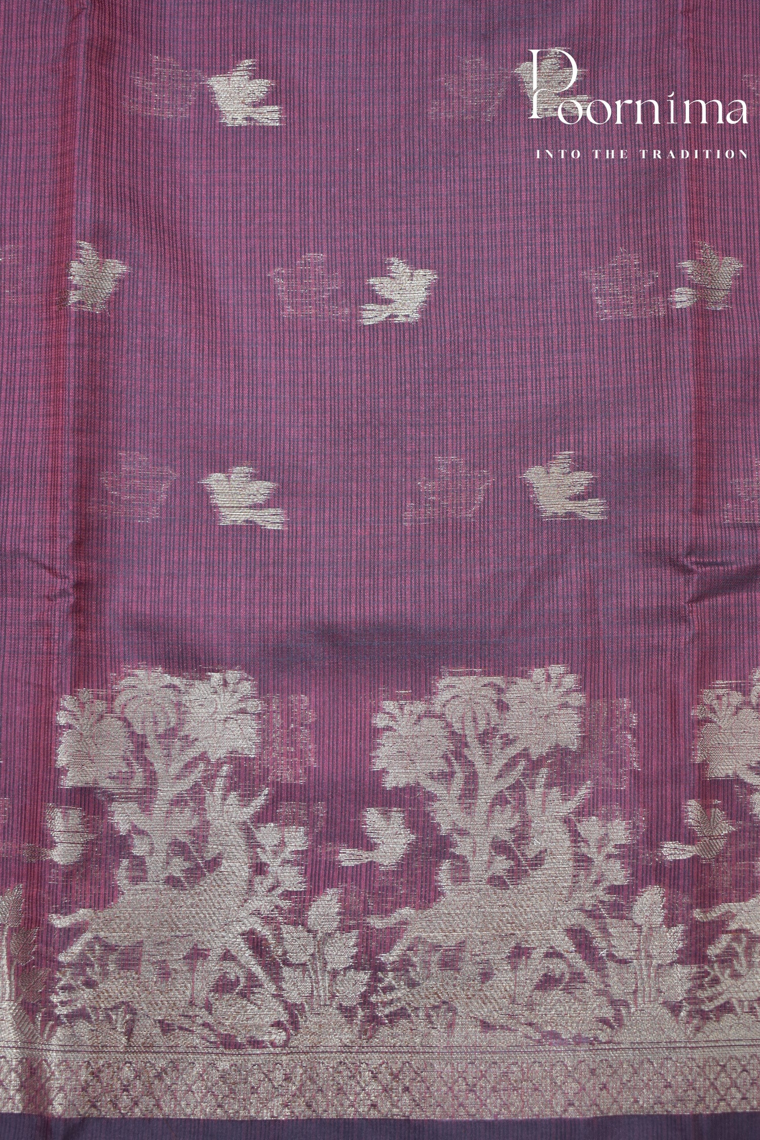 MAROON- BENARAS KOTA WEAVING SAREE