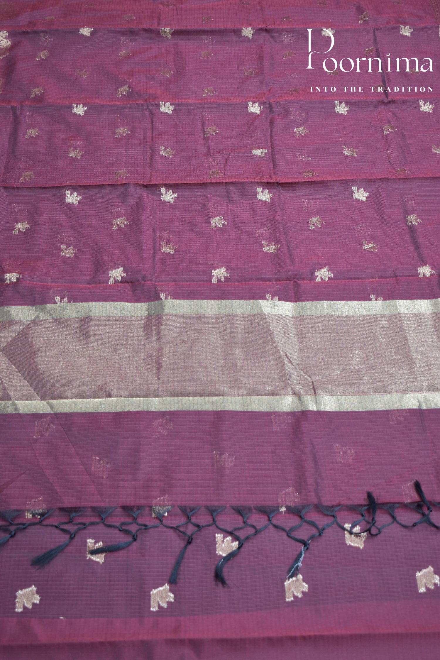 MAROON- BENARAS KOTA WEAVING SAREE