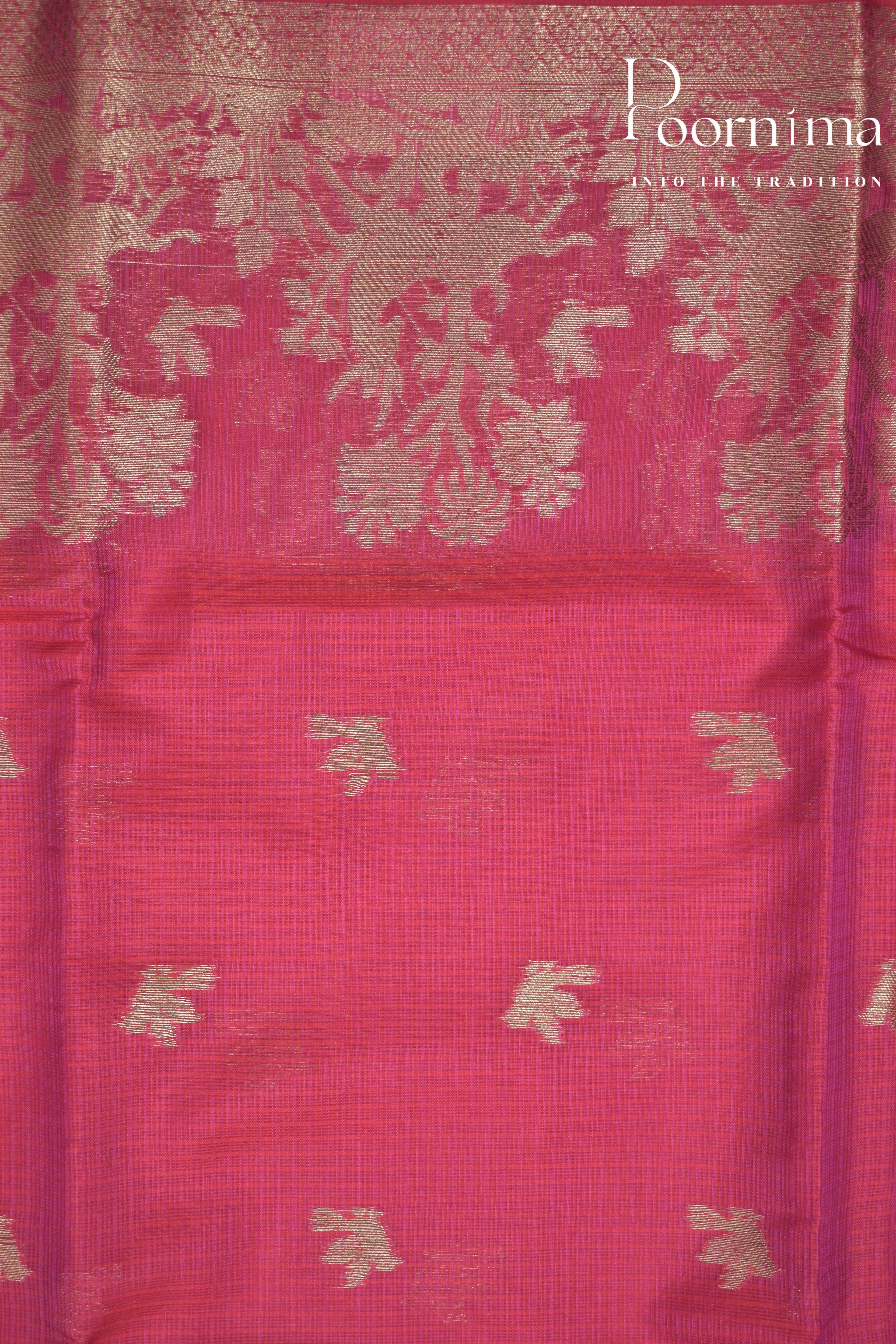 PINK- BENARAS WEAVING SAREE