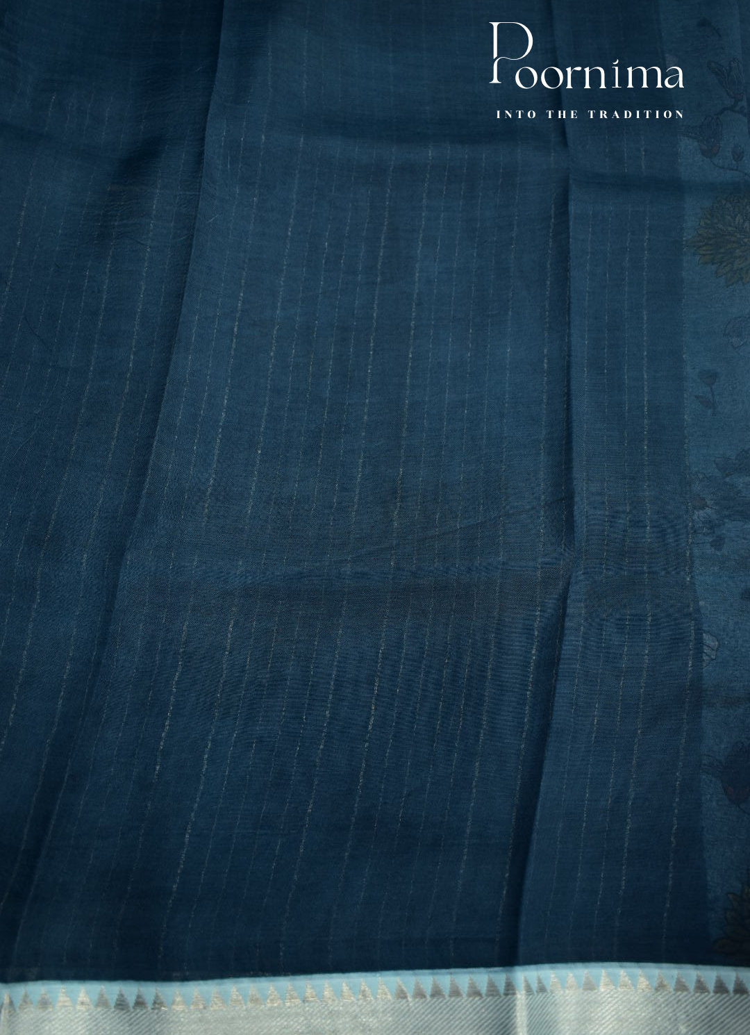 MANGALAGIRI SILK SAREE WITH FLORAL PRINTS