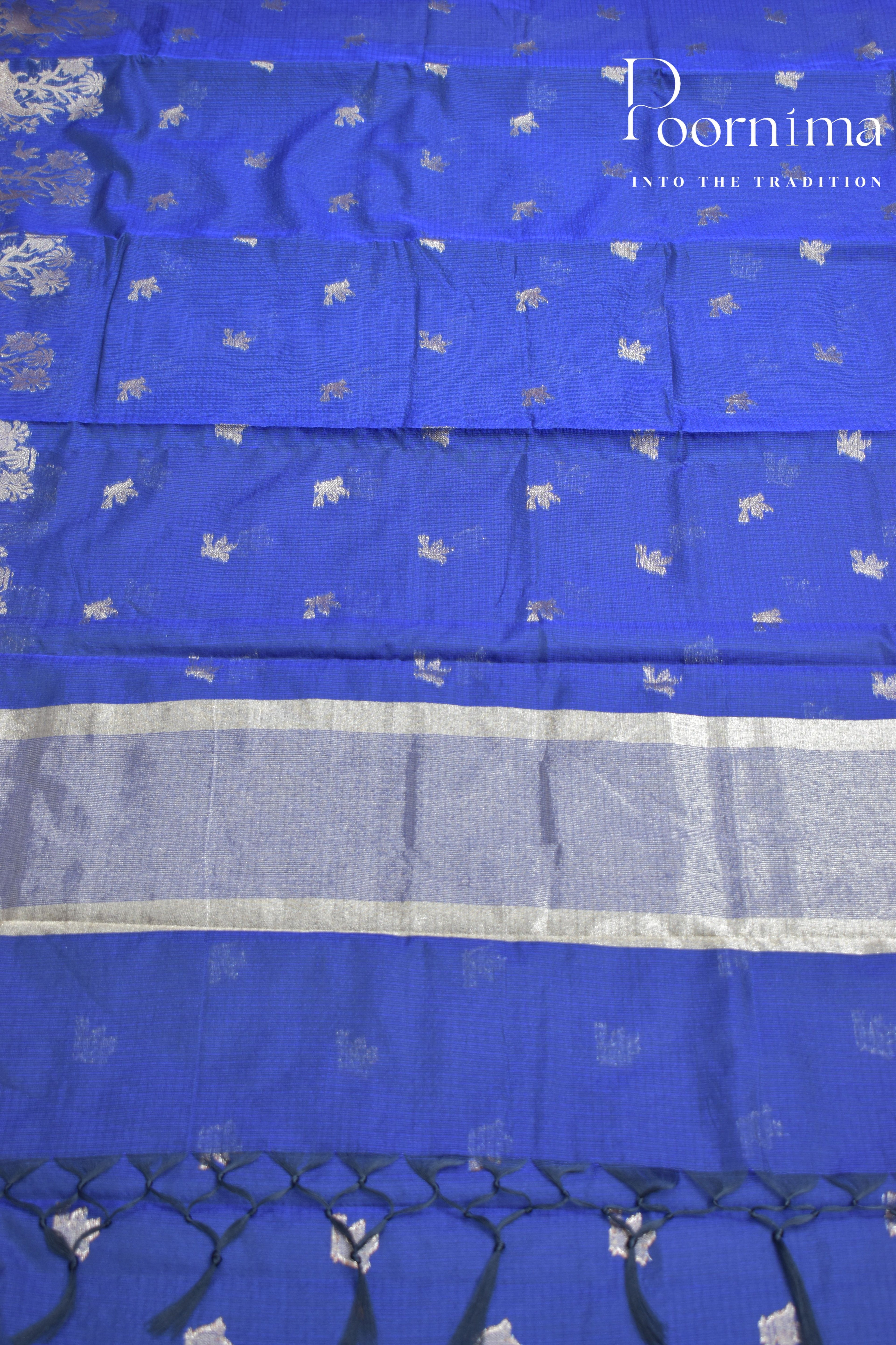BLUE- BENARAS WEAVING SAREE