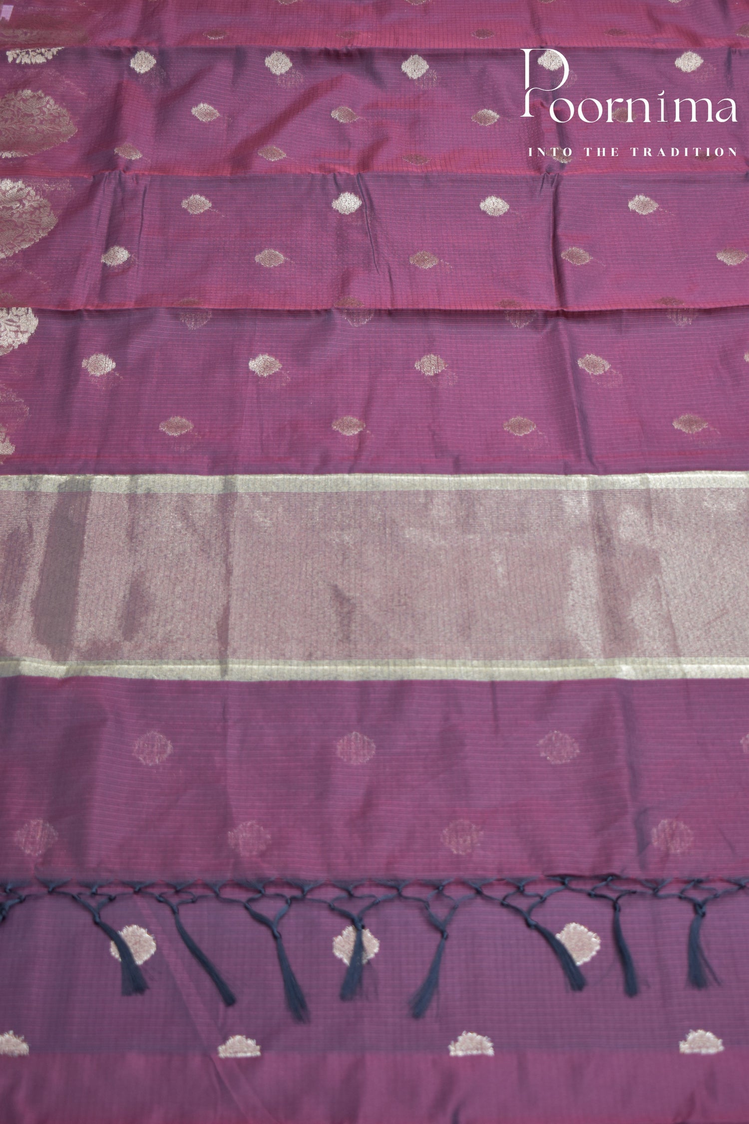 MAROON- BENARAS KOTA WEAVING SAREE