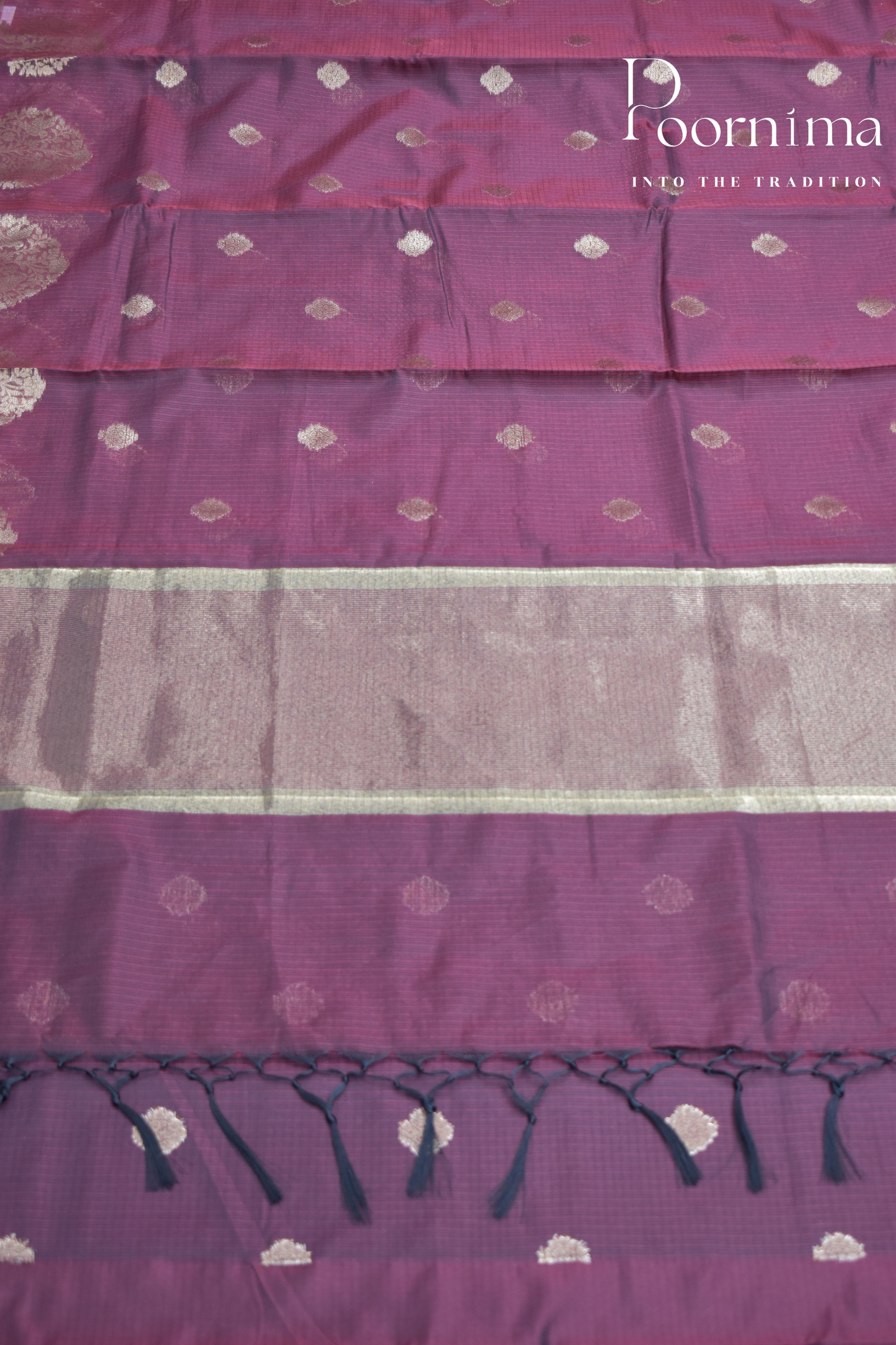 MAROON- BENARAS KOTA WEAVING SAREE