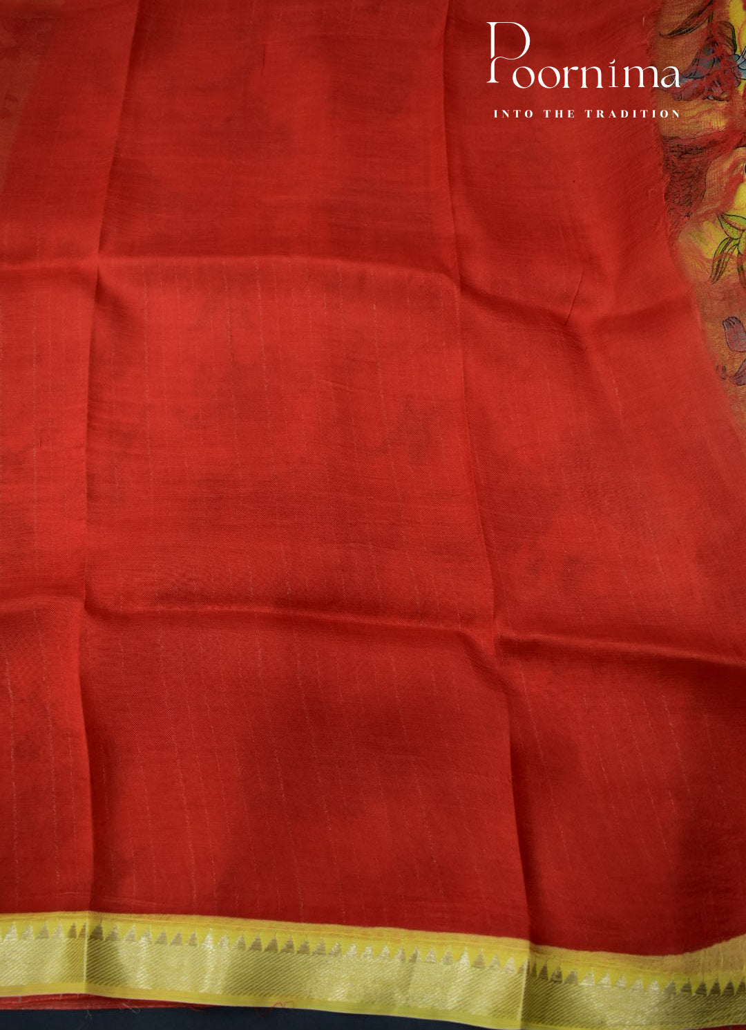 MANGALAGIRI SILK SAREE WITH FLORAL PRINTS