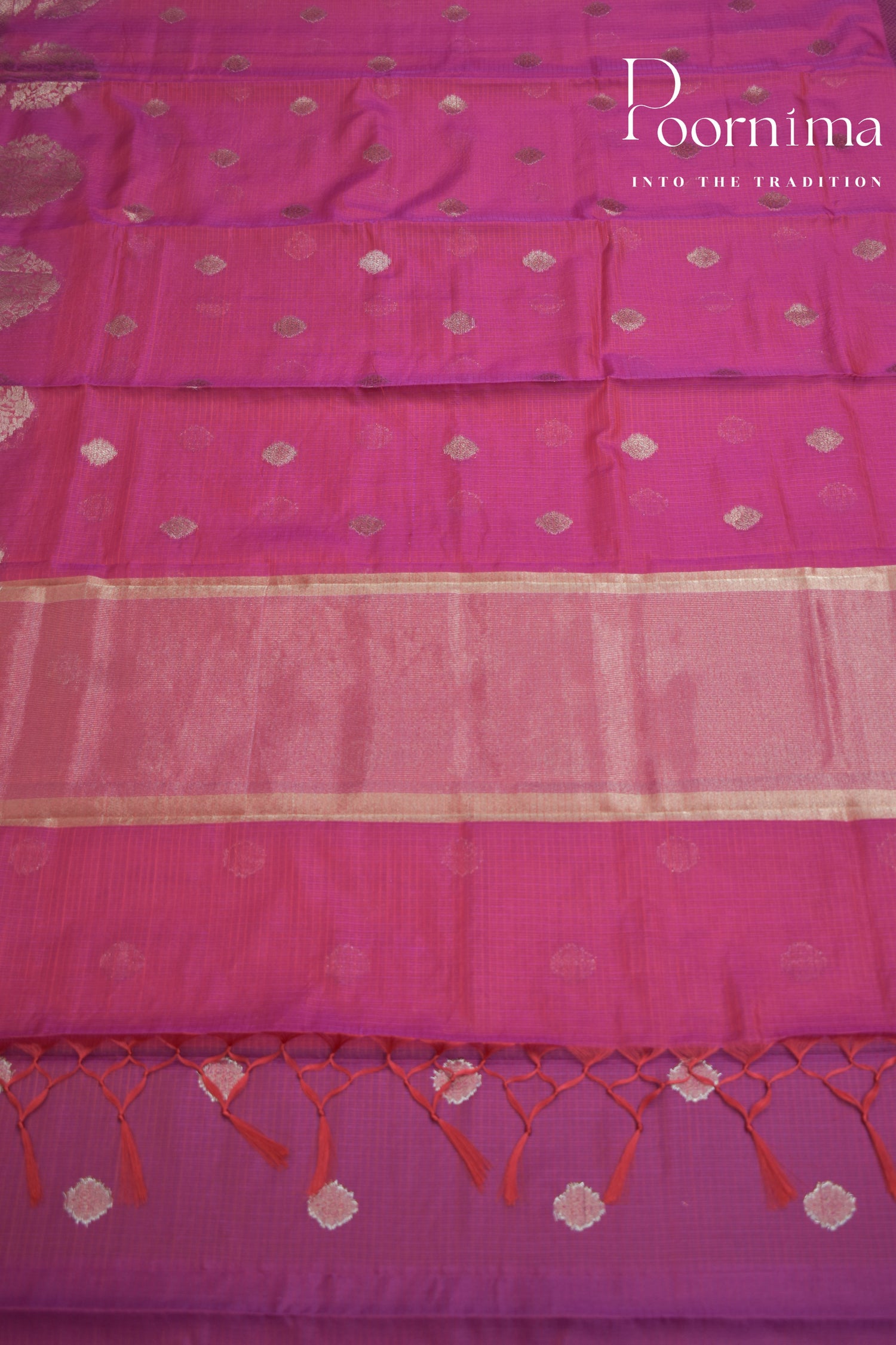 PINK- BENARAS KOTA WEAVING SAREE