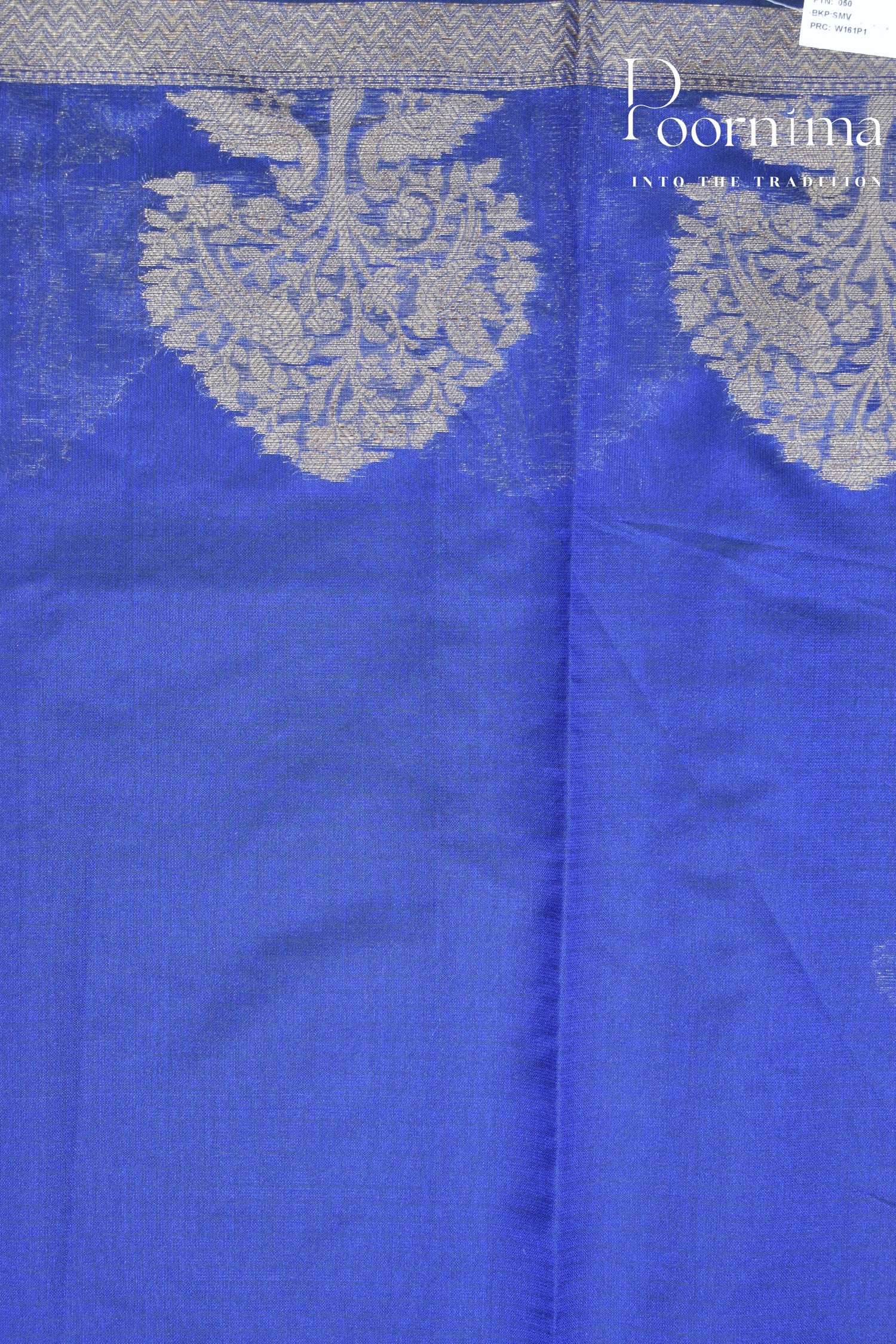 NAVY BLUE- BENARAS KOTA WEAVING SAREE