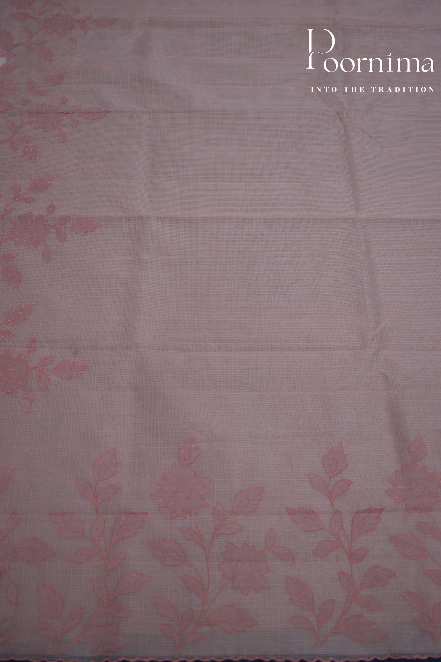 SALMON PINK- BENARAS KOTA WEAVING SAREE