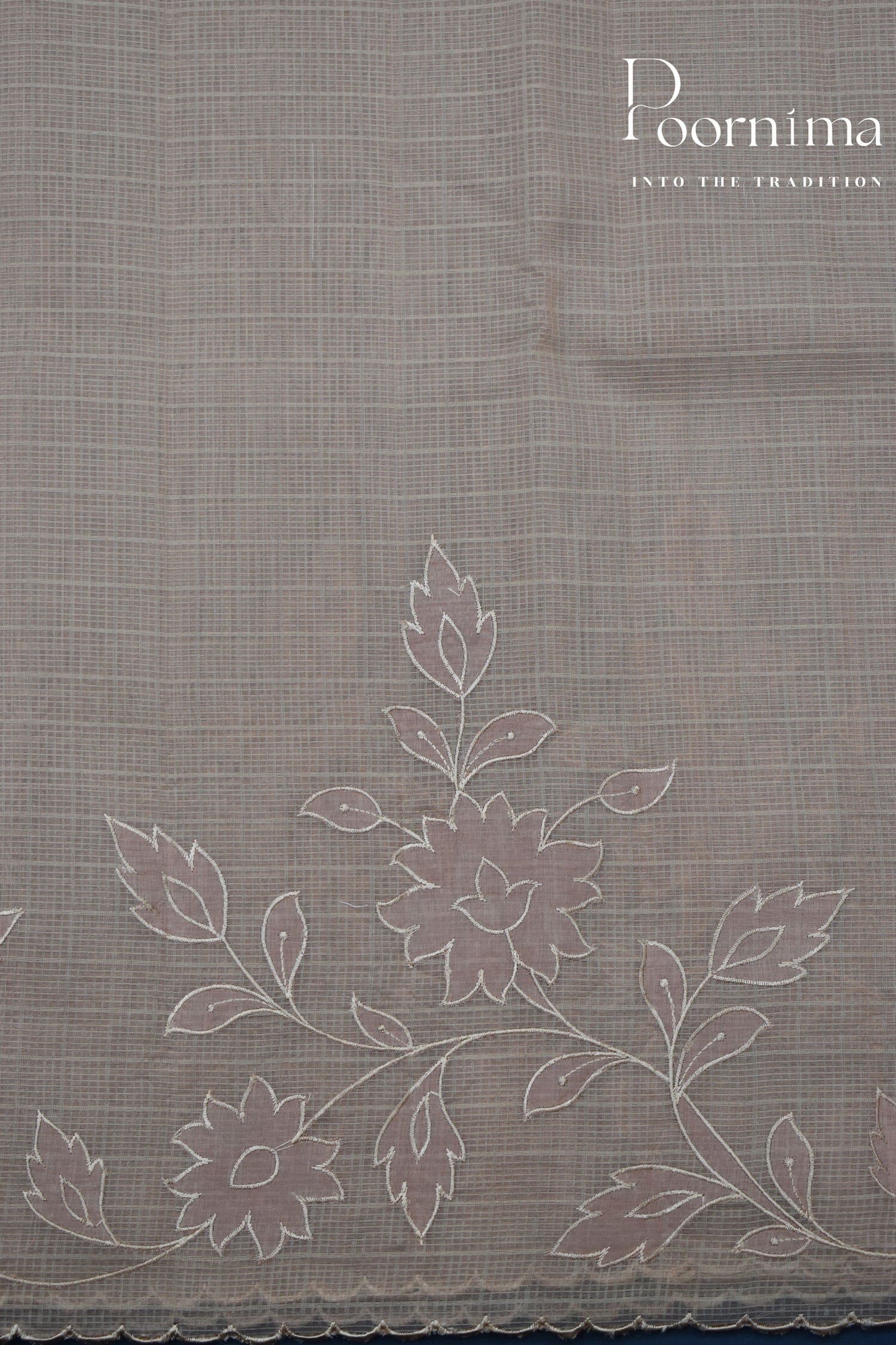 ROSY BROWN- BENARAS KOTA WEAVING SAREE