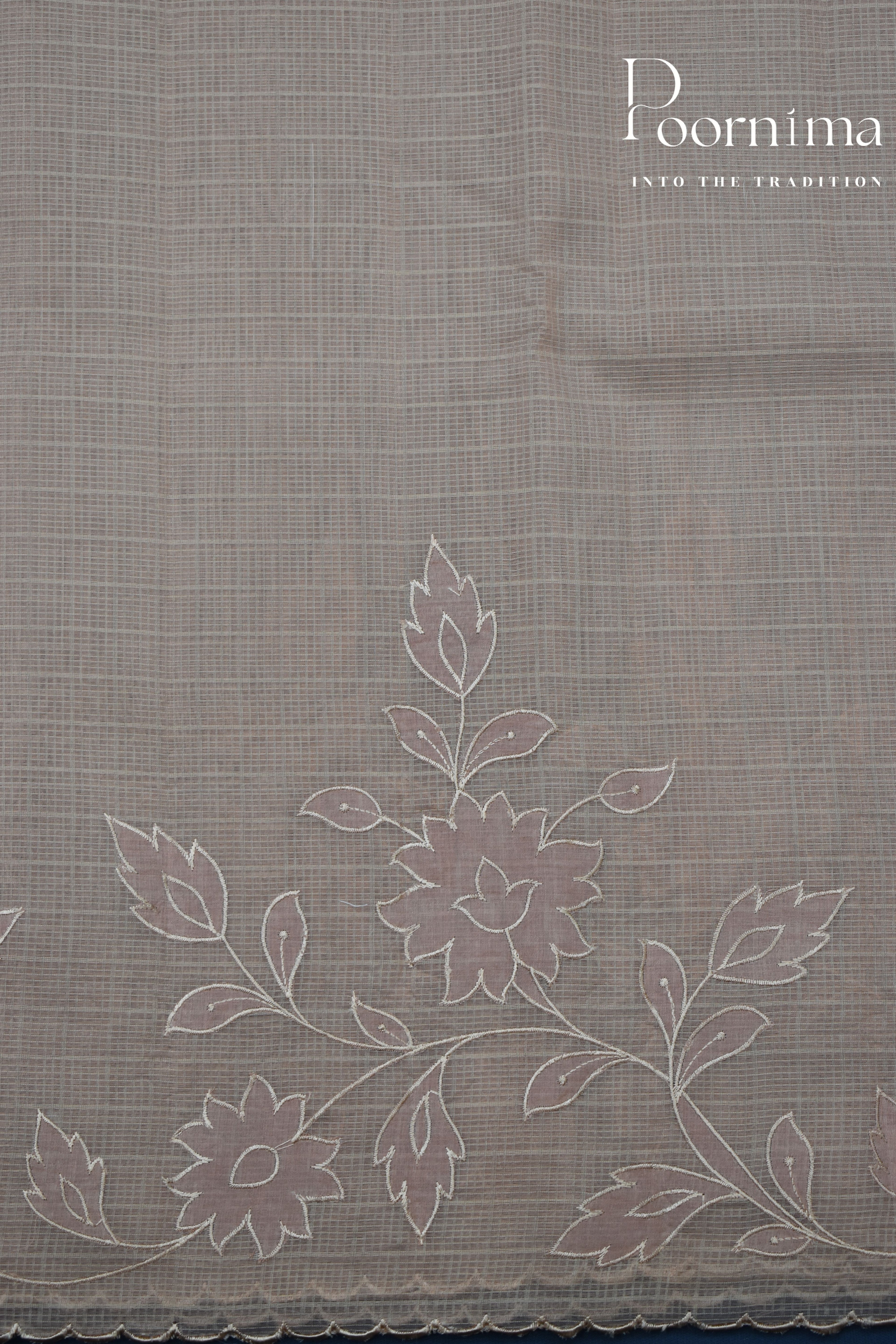 ROSY BROWN- BENARAS KOTA WEAVING SAREE