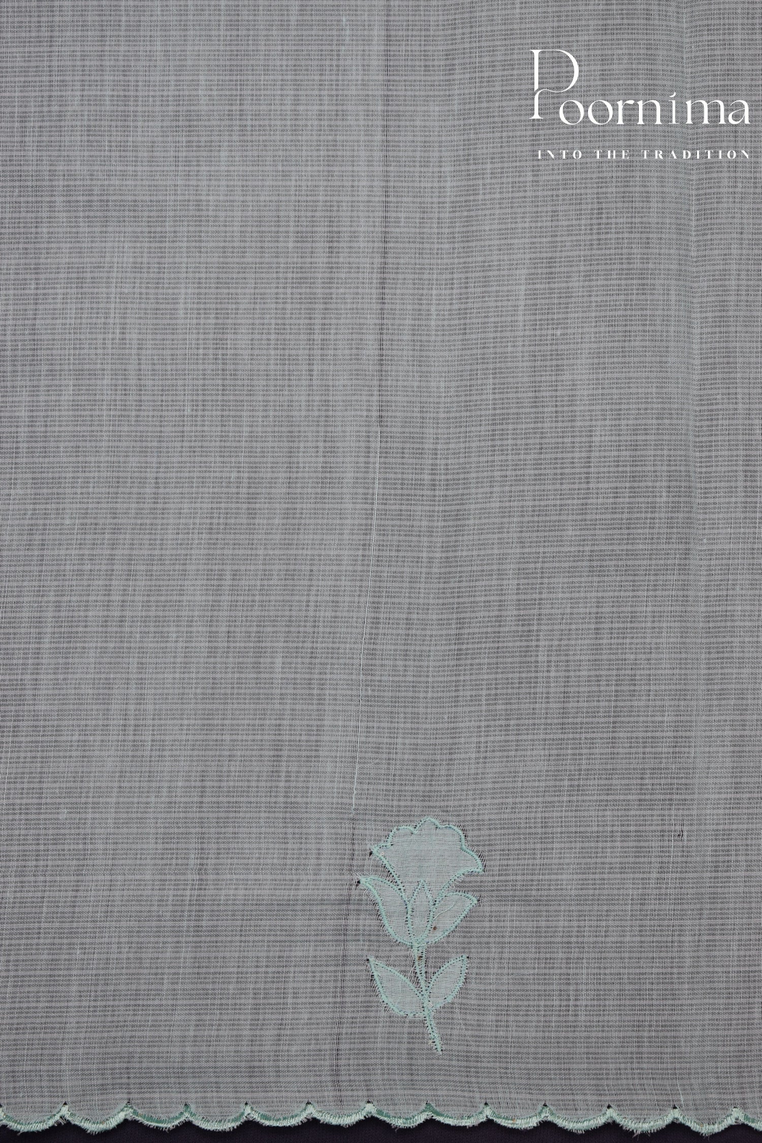 AQUAMARINE BLUE- BENARAS KOTA WEAVING SAREE